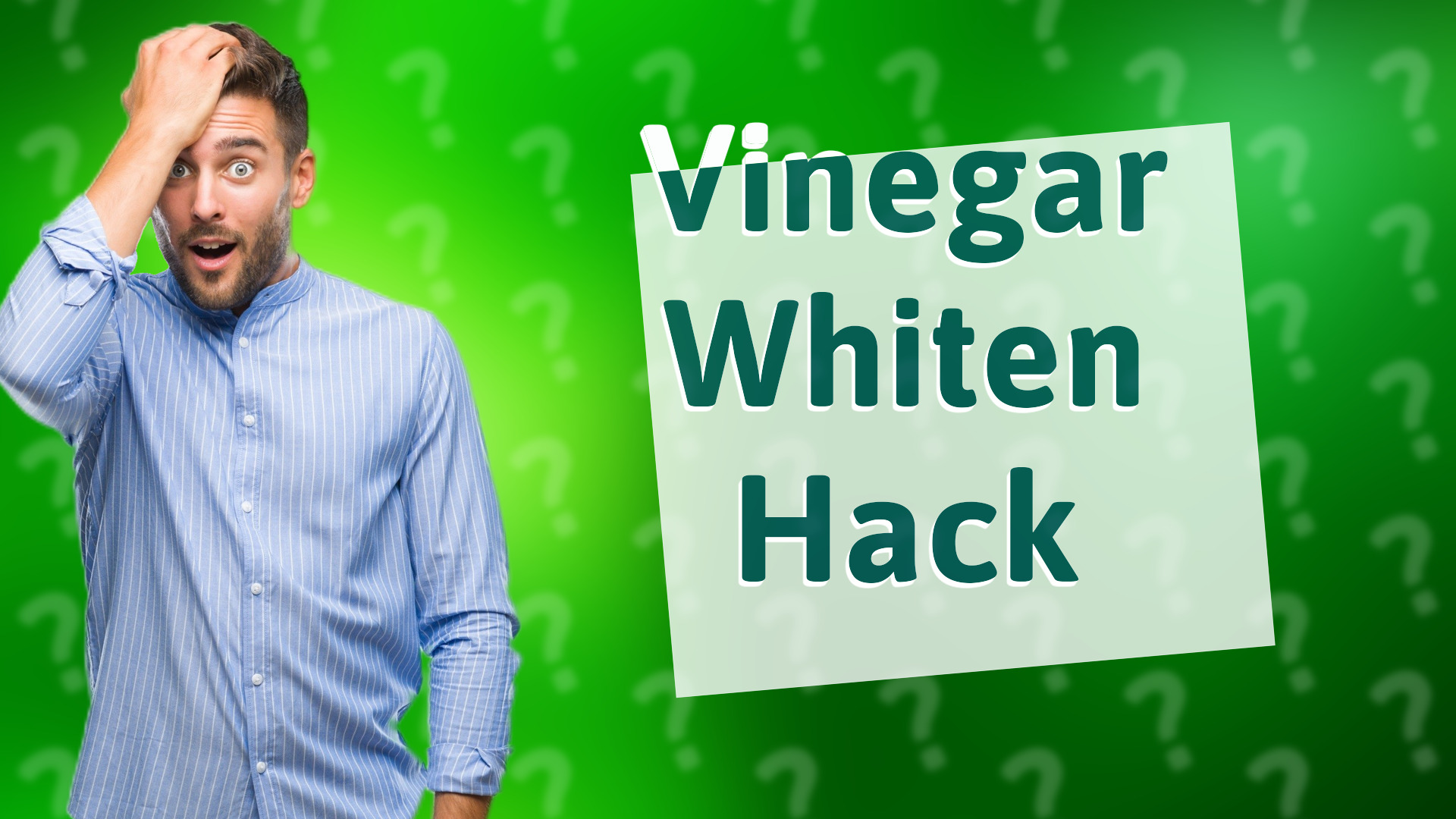 Vinegar Whiten Hack