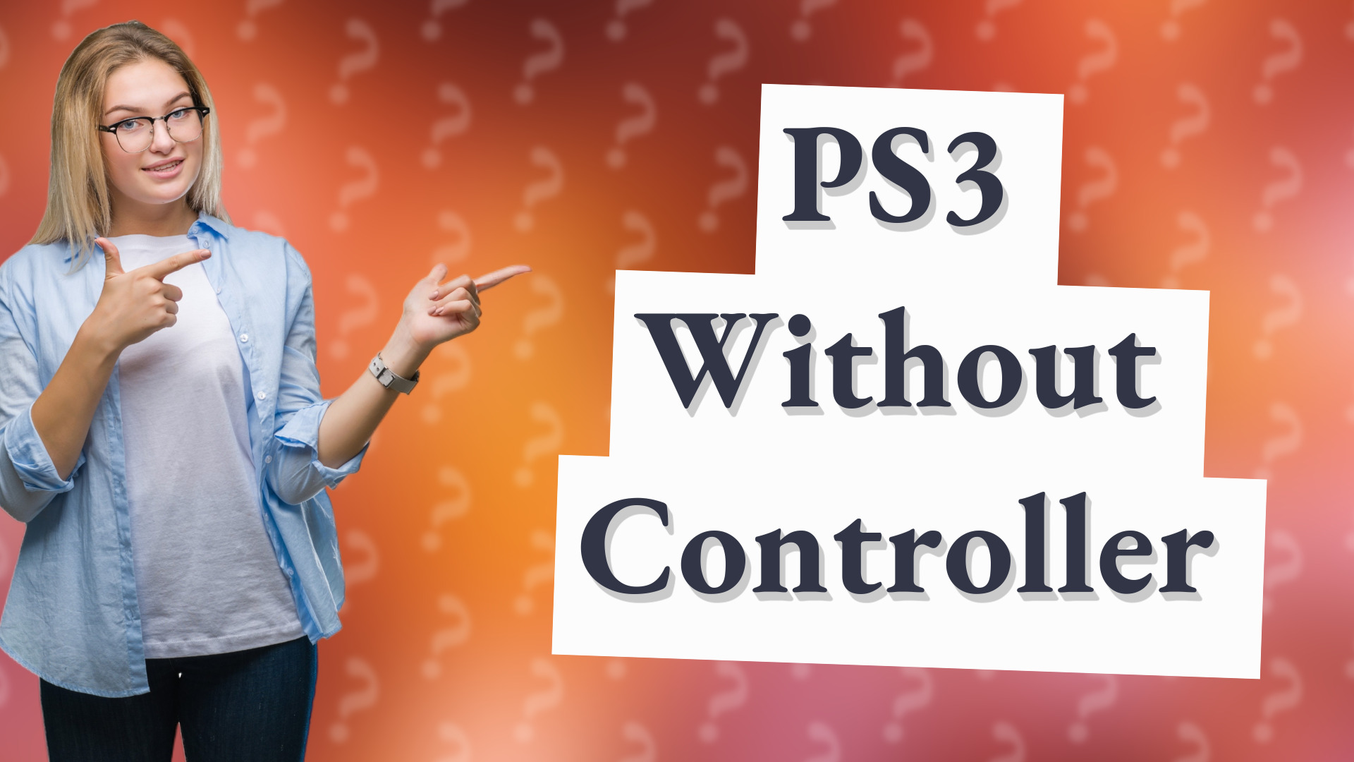 PS3 Without Controller