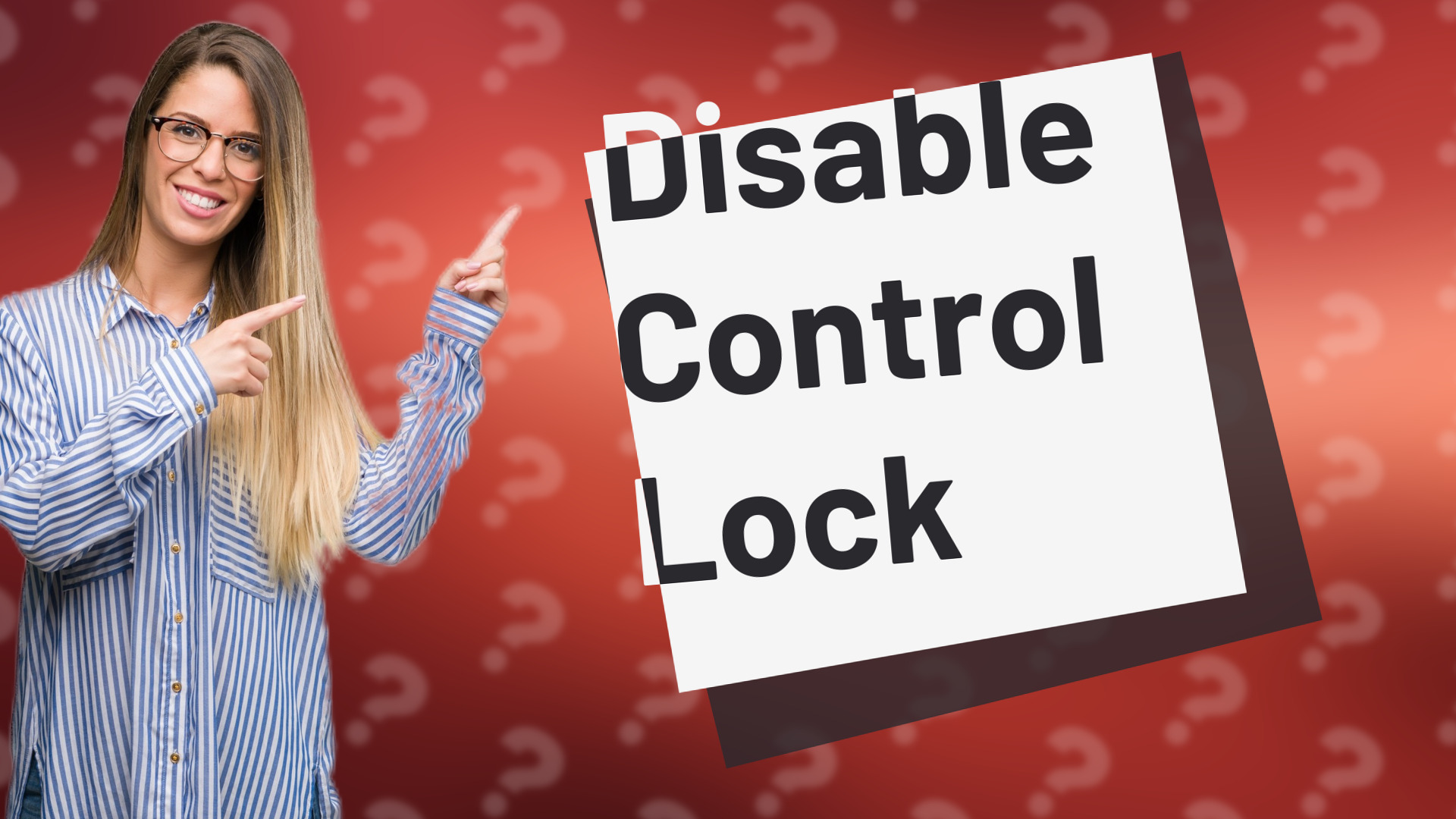 Disable Control Lock