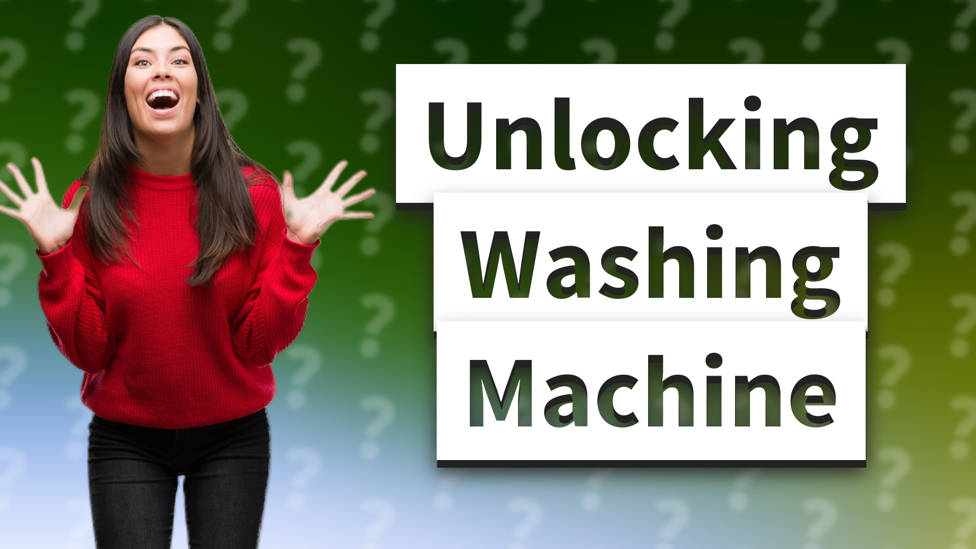 Unlocking Washing Machine