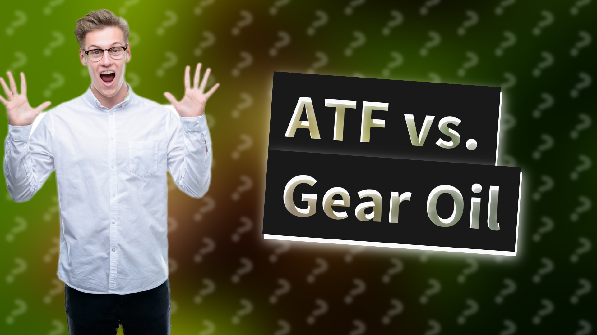 ATF vs. Gear Oil