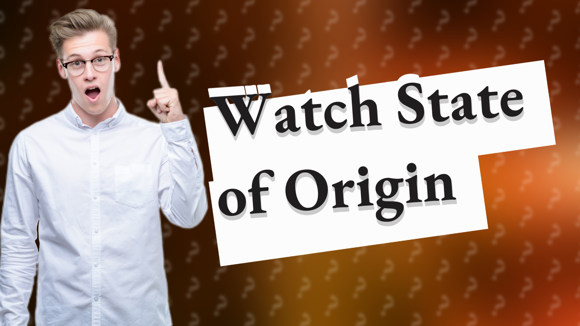 Watch State of Origin