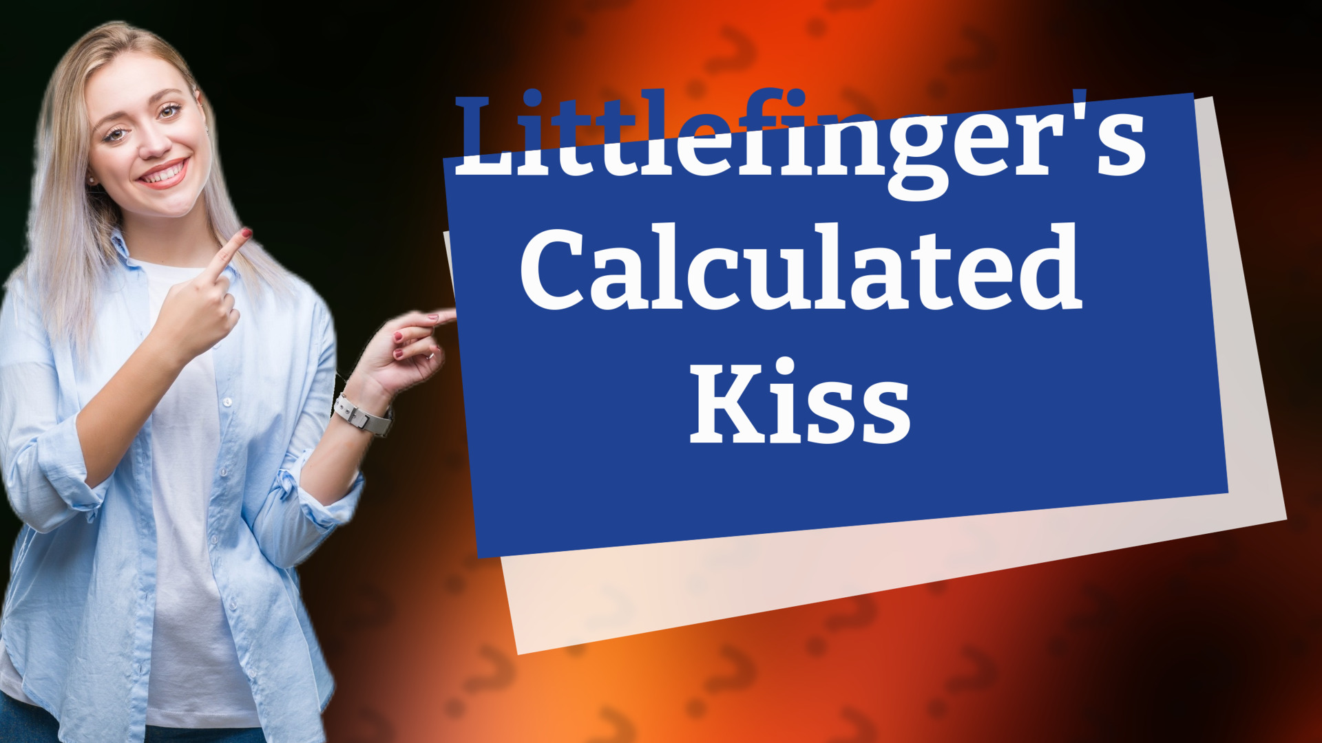 Littlefinger's Calculated Kiss