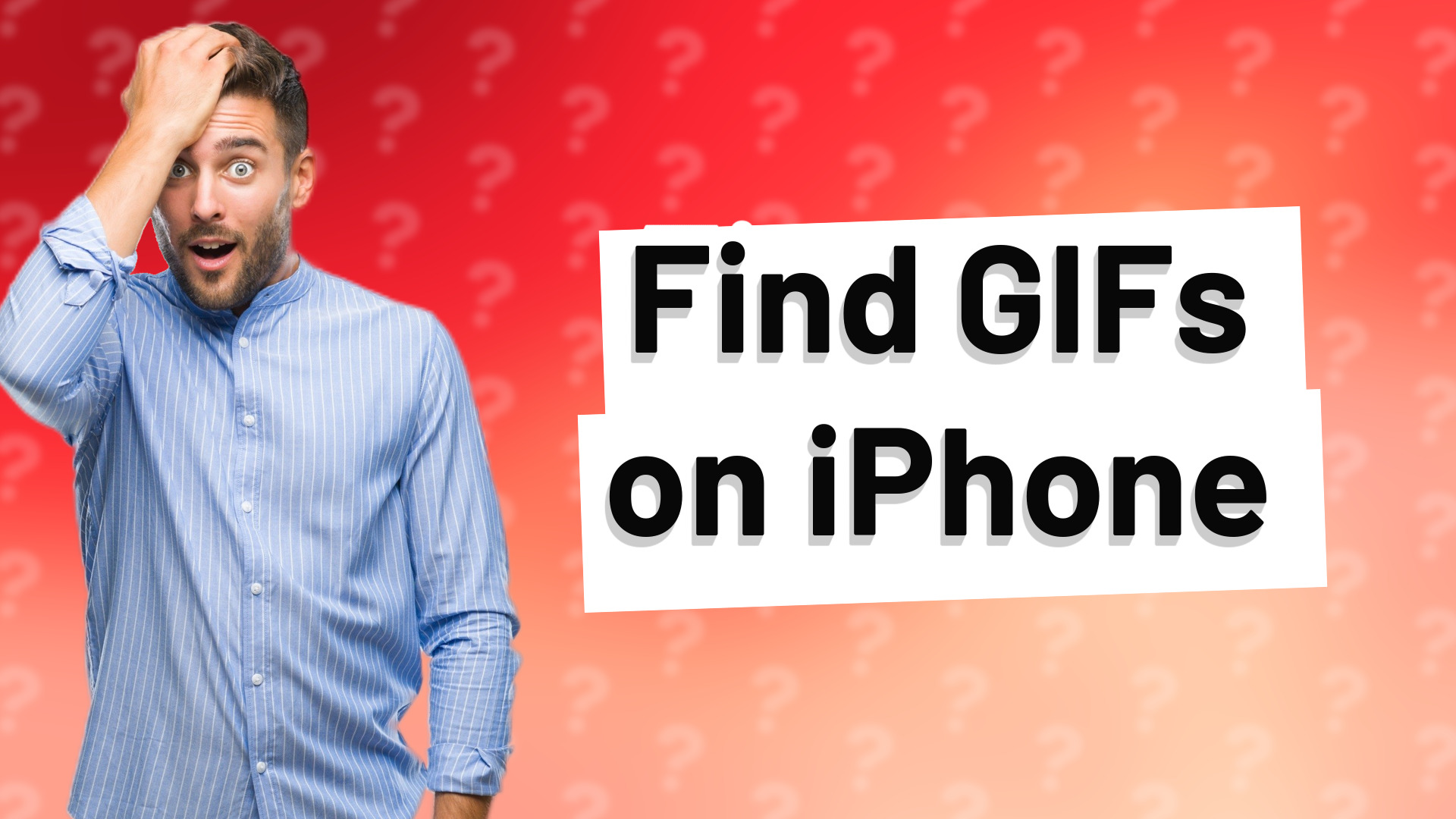 Find GIFs on iPhone