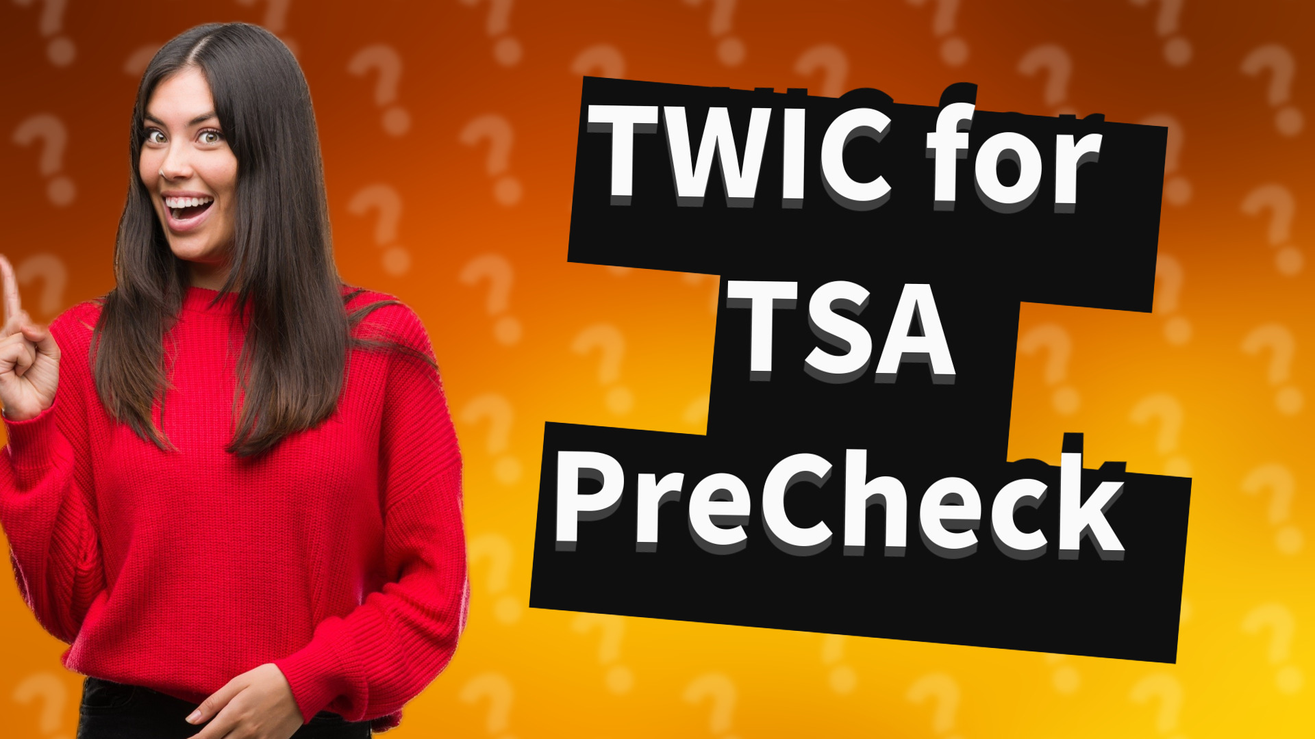 TWIC for TSA PreCheck