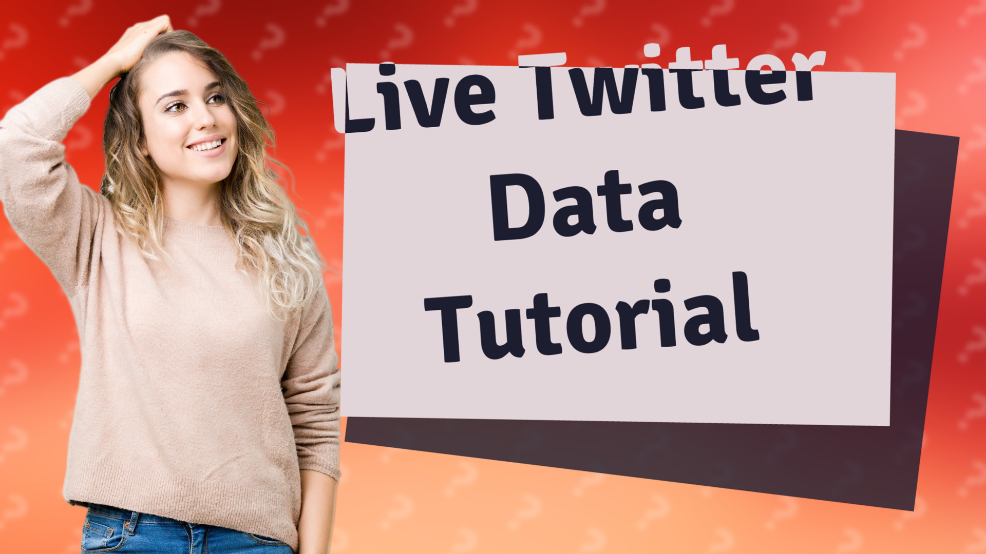 Live Twitter Data Tutorial