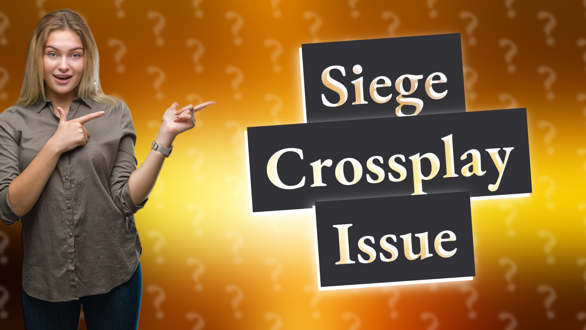 Siege Crossplay Issue