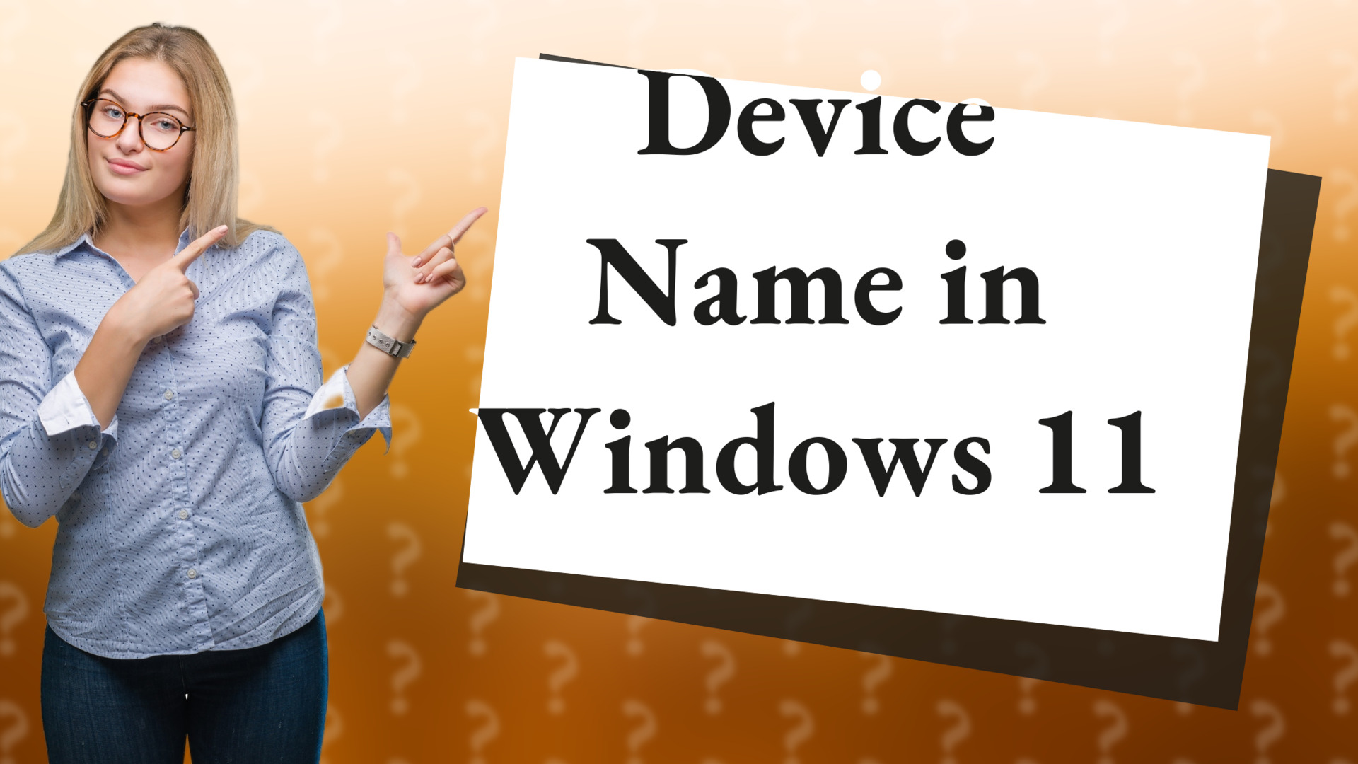 Device Name in Windows 11