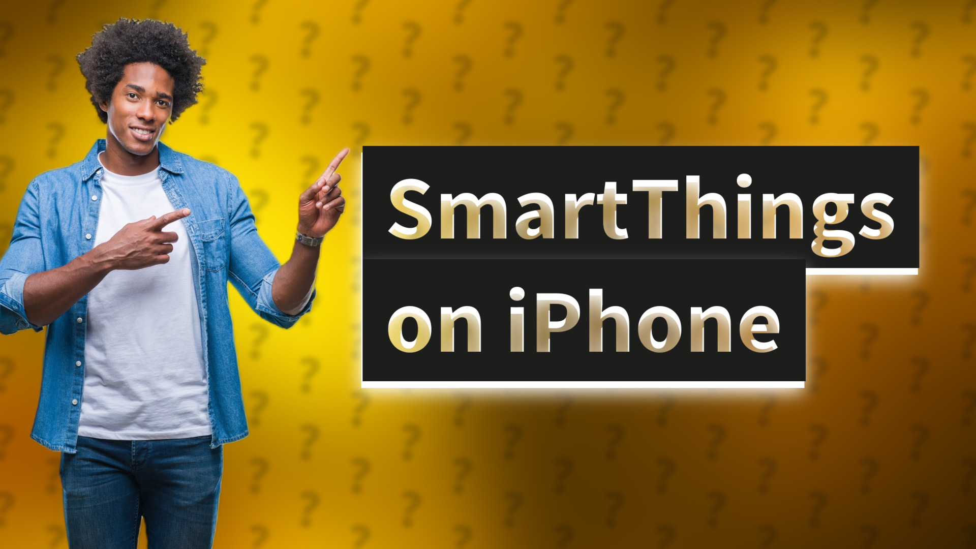 SmartThings on iPhone