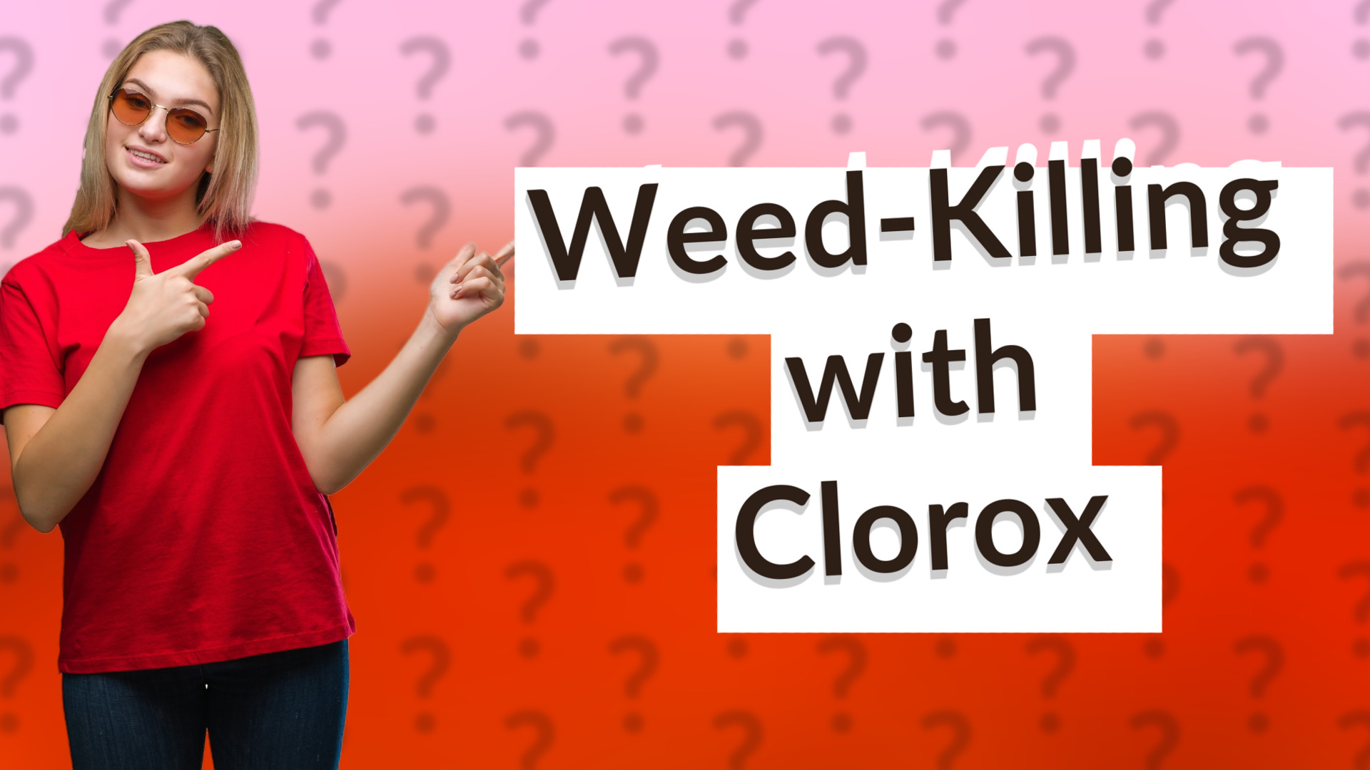 Weed-Killing with Clorox