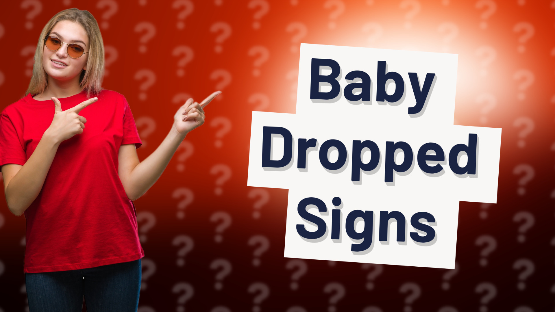 Baby Dropped Signs