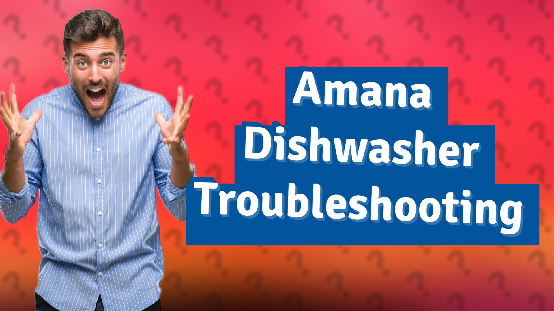Amana Dishwasher Troubleshooting