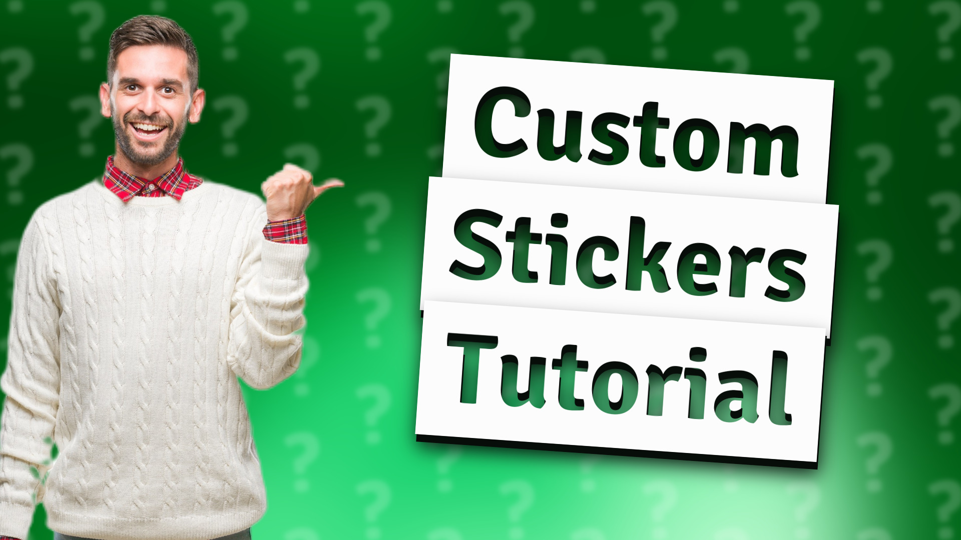 Custom Stickers Tutorial