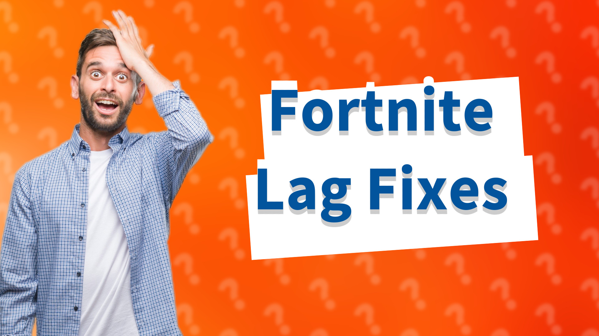 Fortnite Lag Fixes