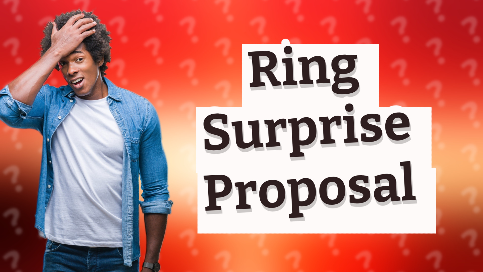 Ring Surprise Proposal