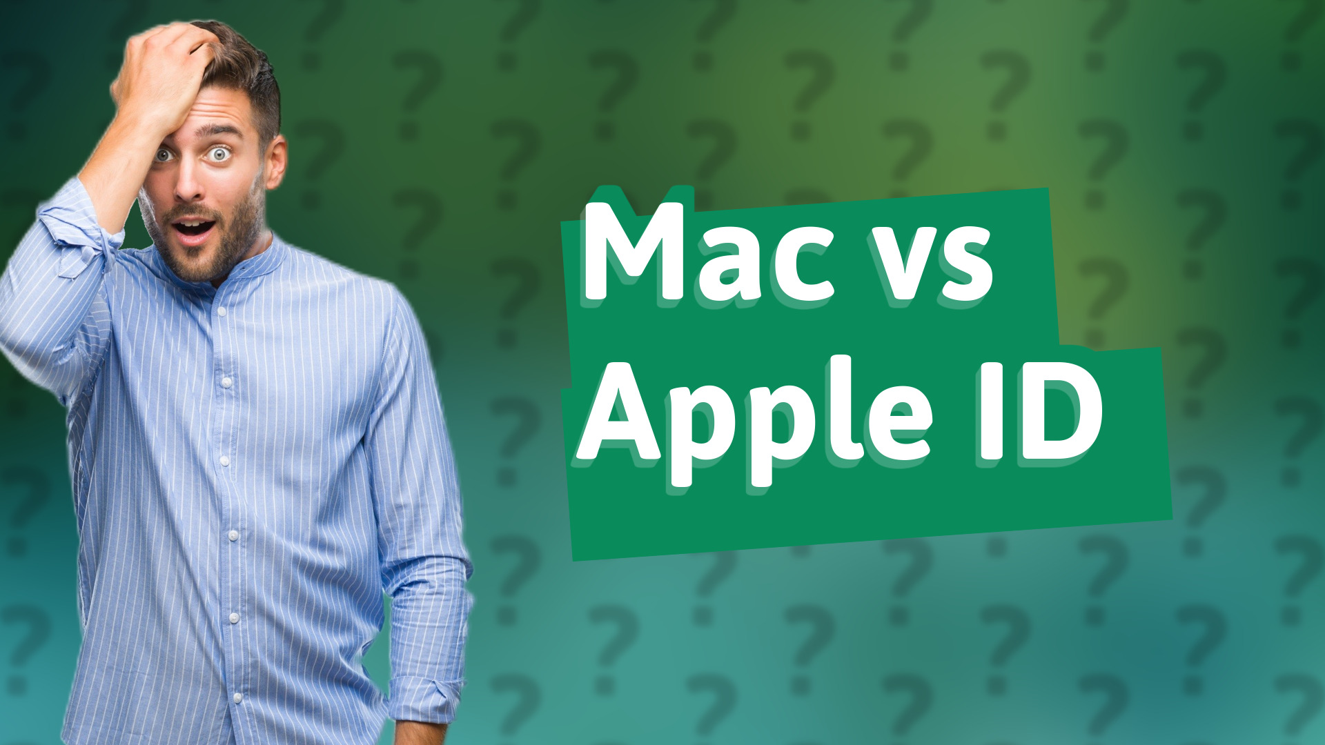 Mac vs Apple ID