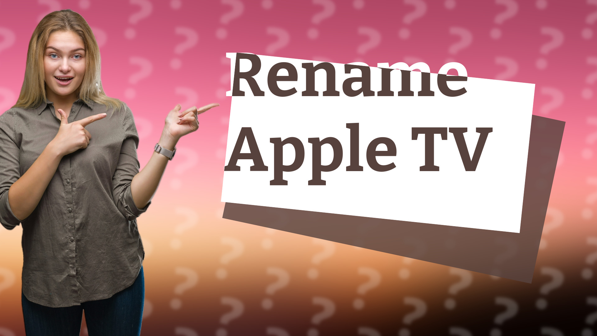 Rename Apple TV
