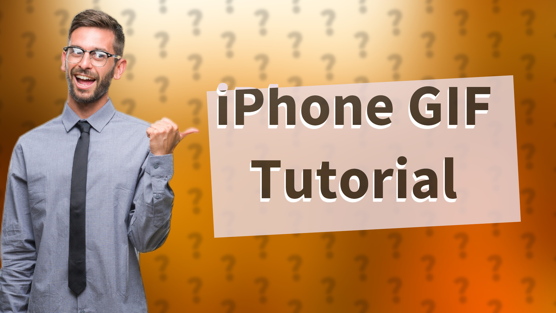 iPhone GIF Tutorial