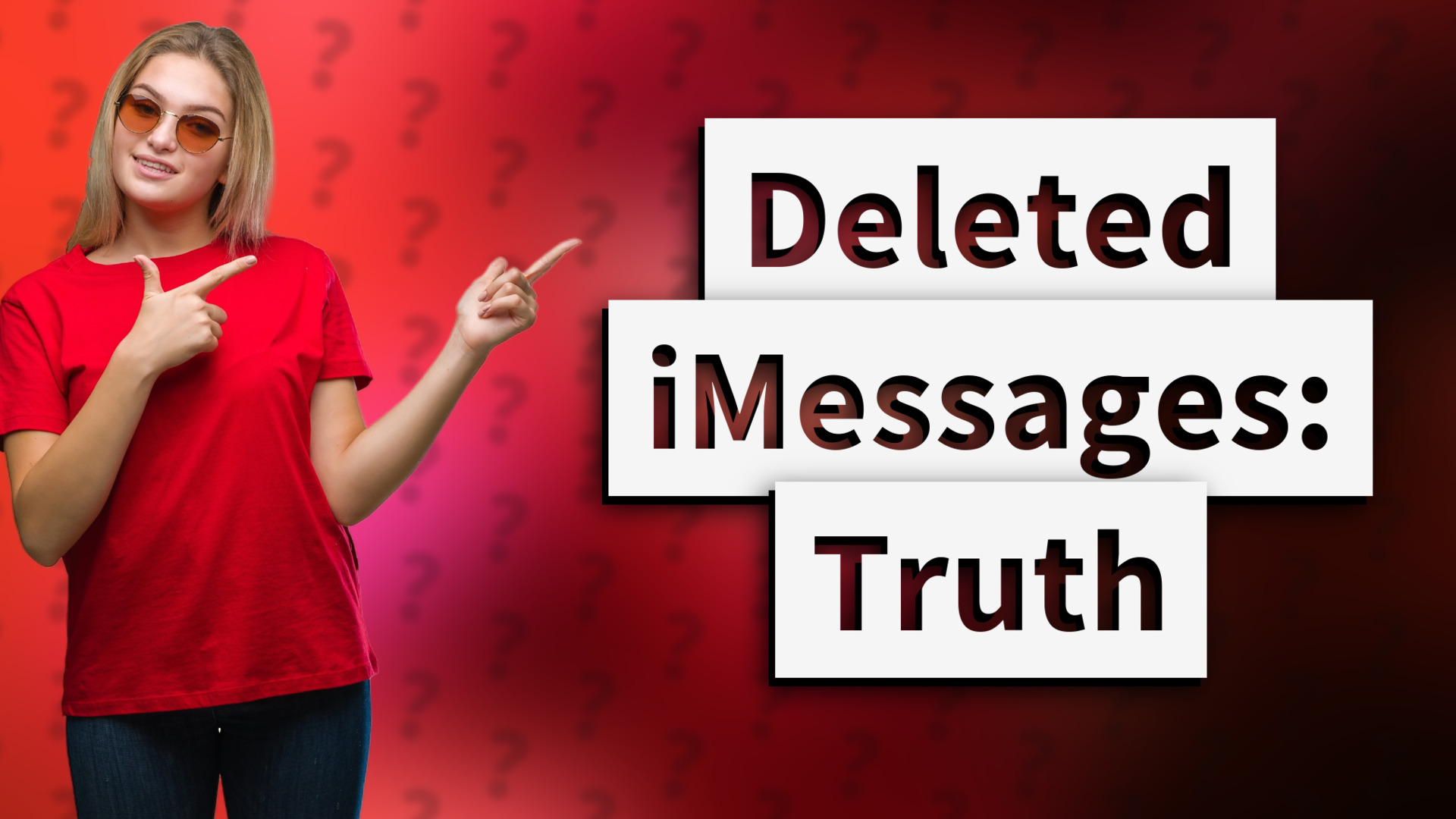 Deleted iMessages: Truth