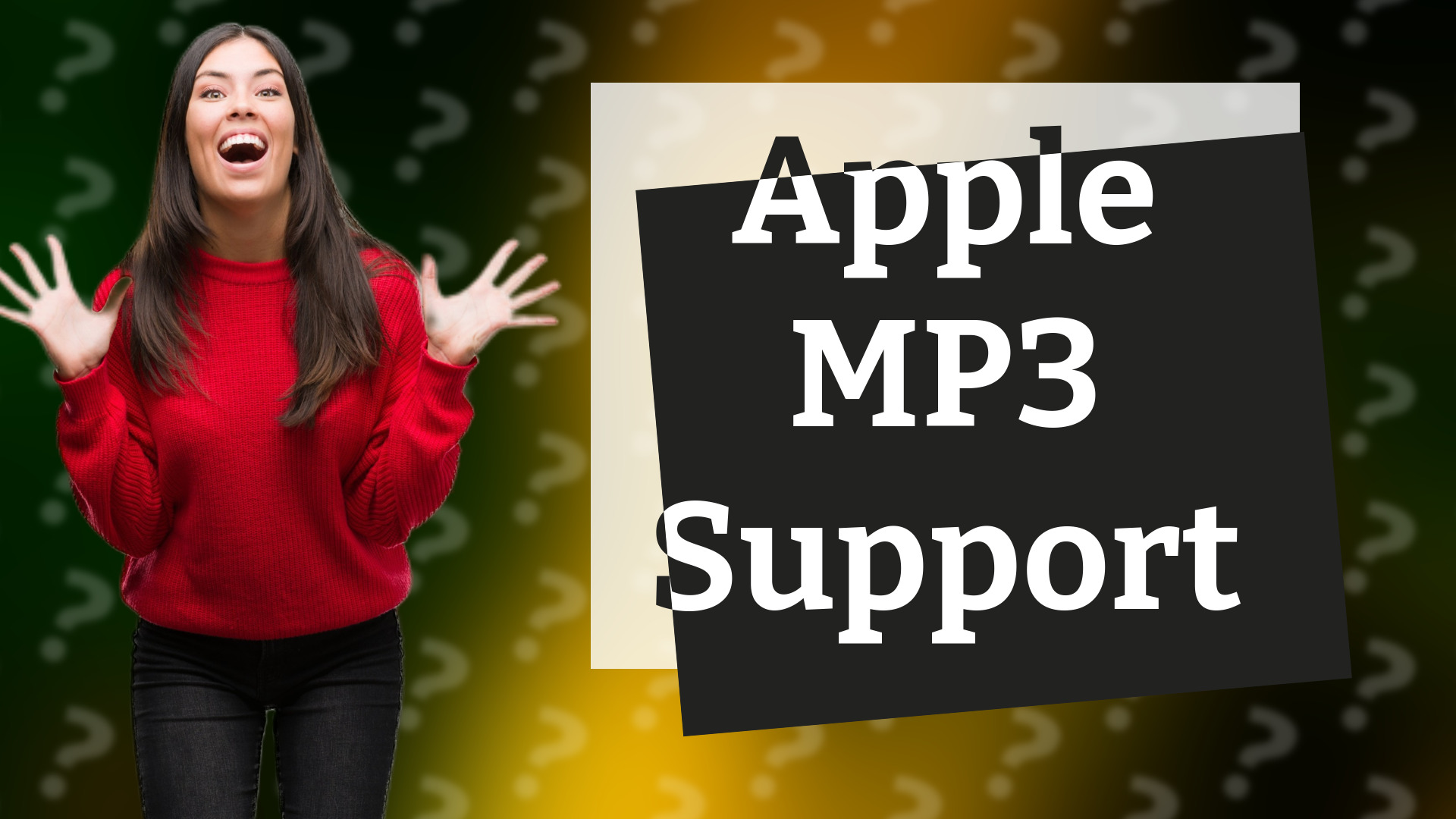 Apple MP3 Support