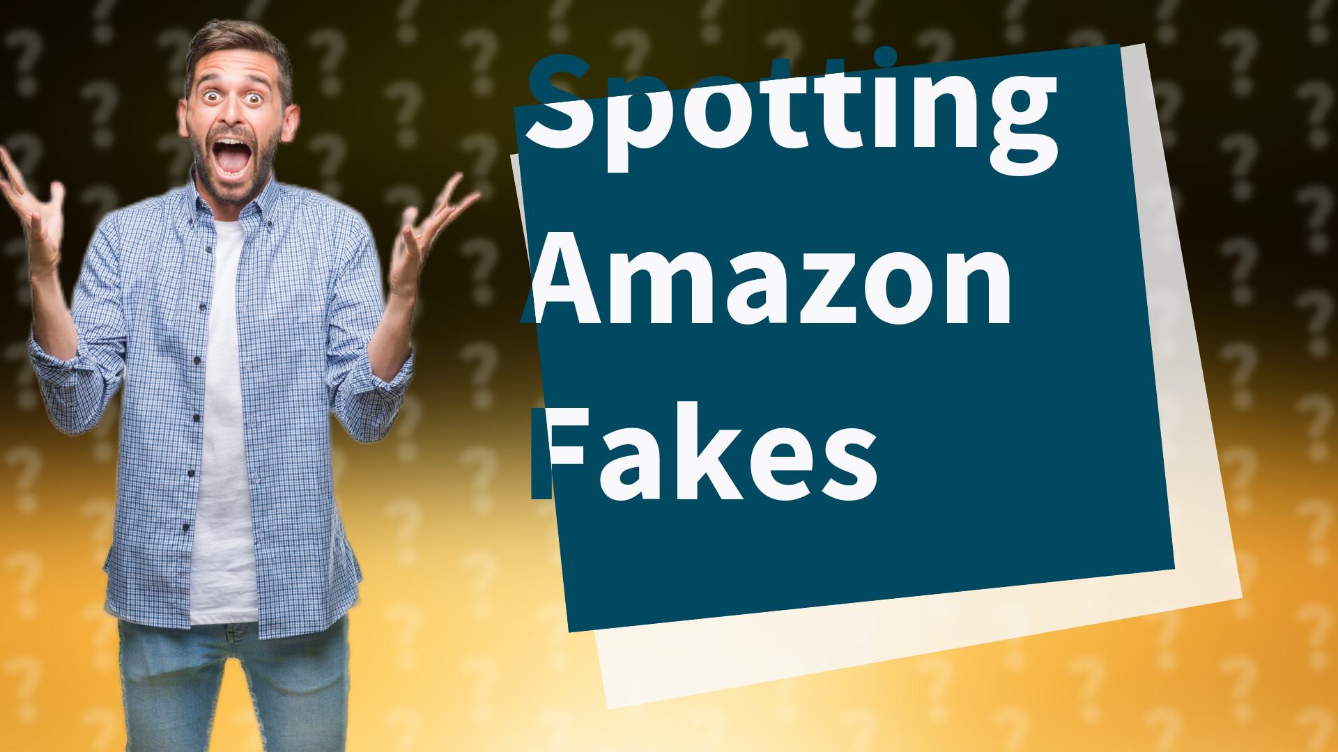 Spotting Amazon Fakes