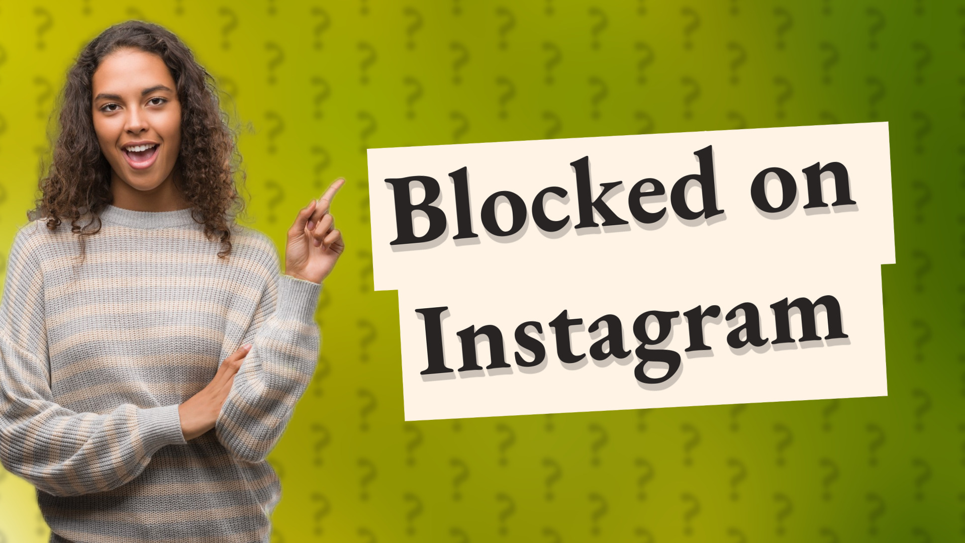 Blocked on Instagram