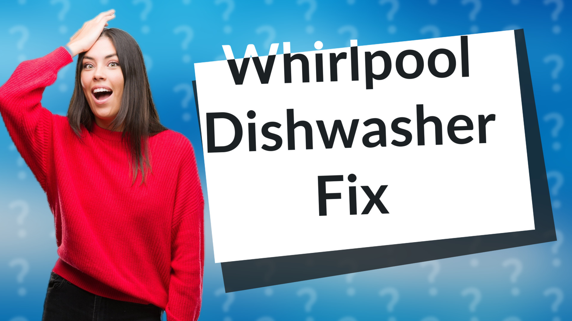Whirlpool Dishwasher Fix