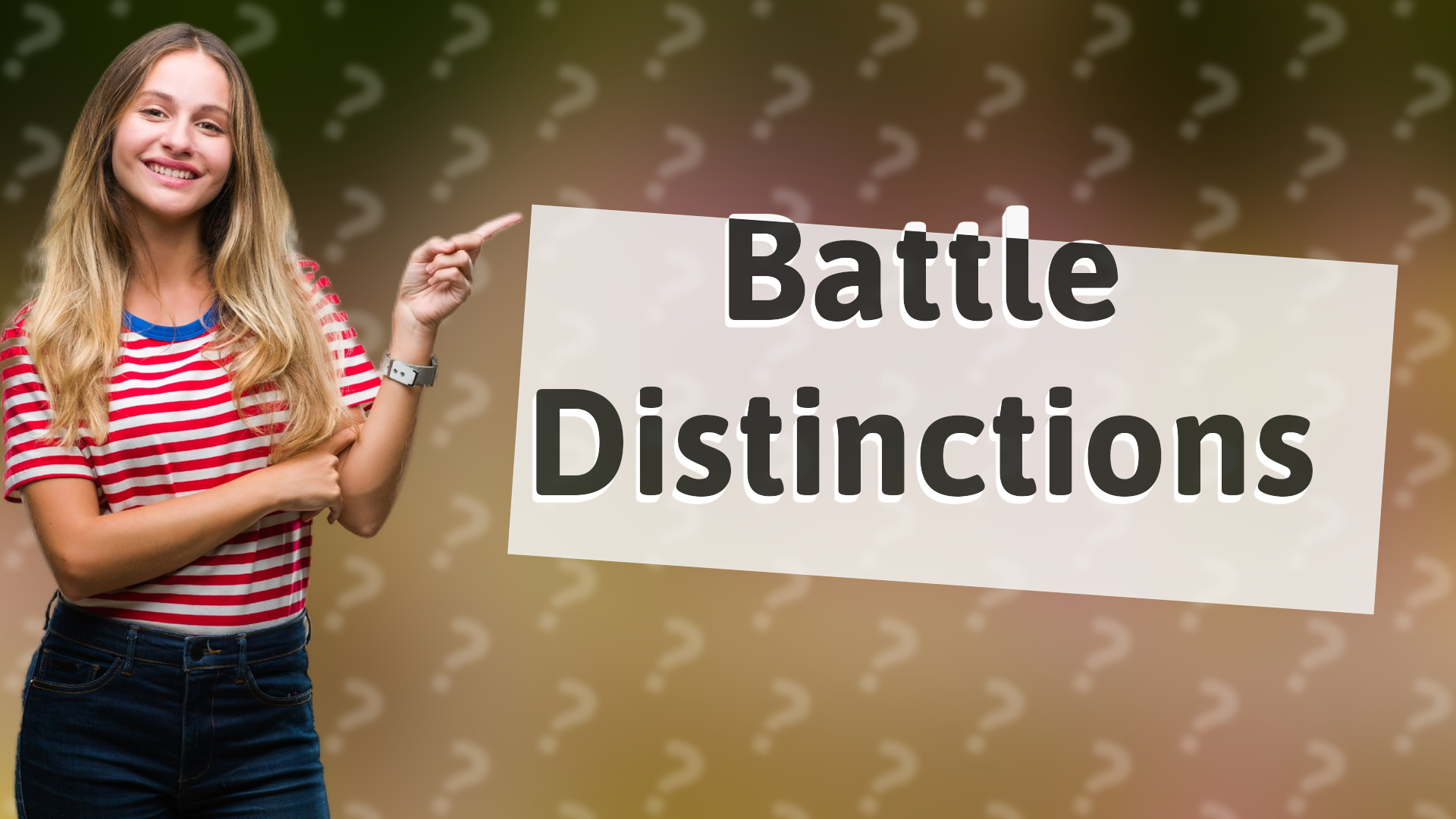 Battle Distinctions