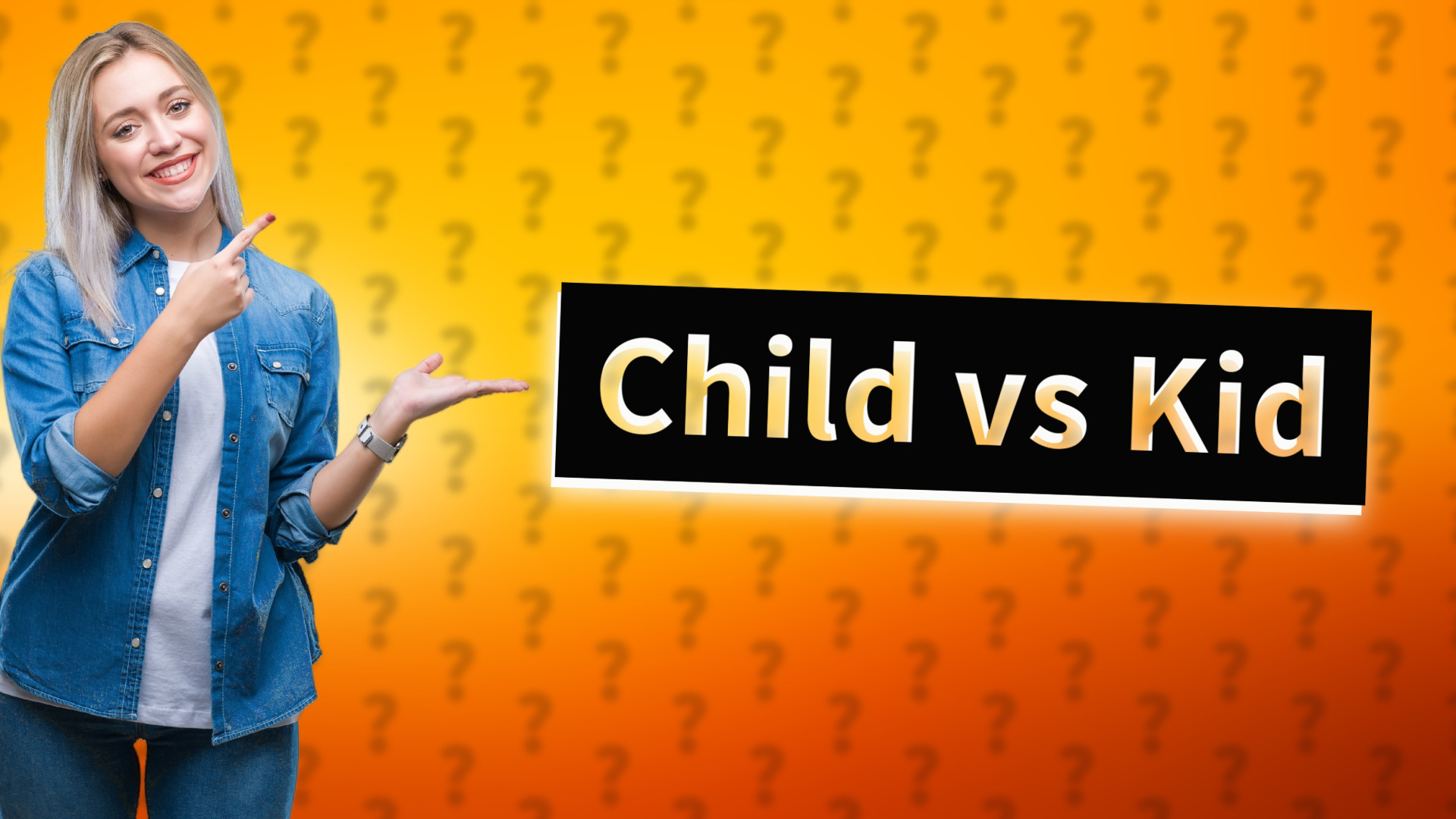 Child vs Kid