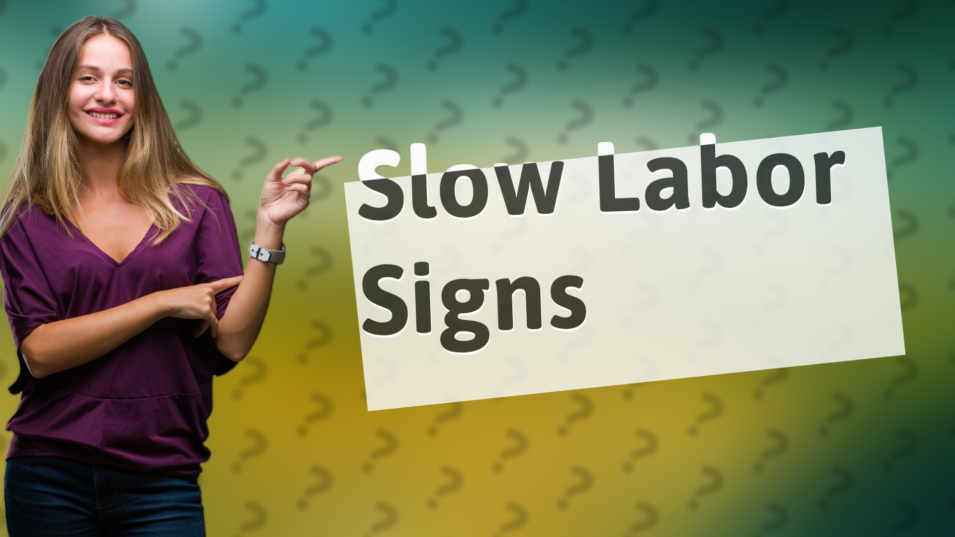 Slow Labor Signs