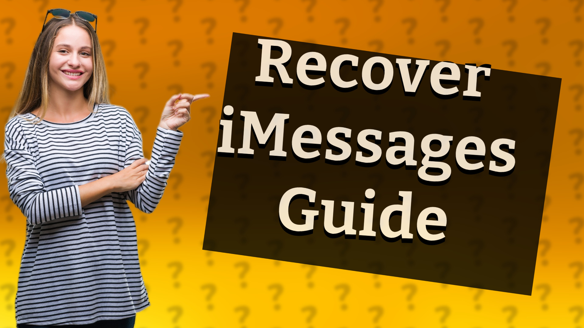 Recover iMessages Guide