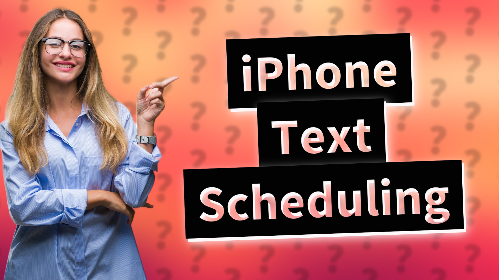 iPhone Text Scheduling