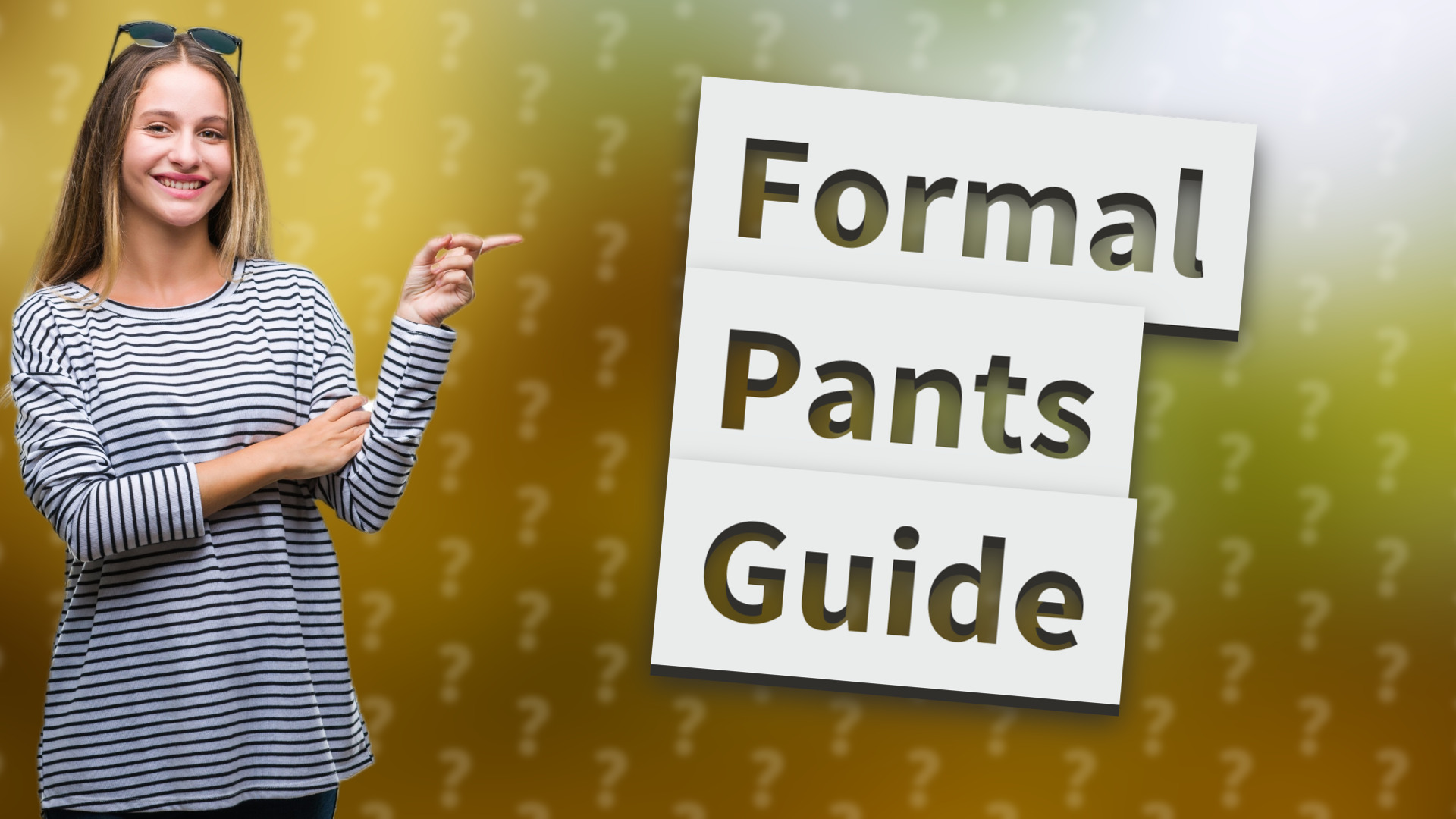 Formal Pants Guide