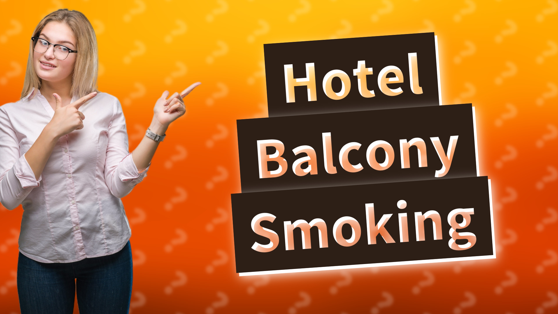 Hotel Balcony Smoking