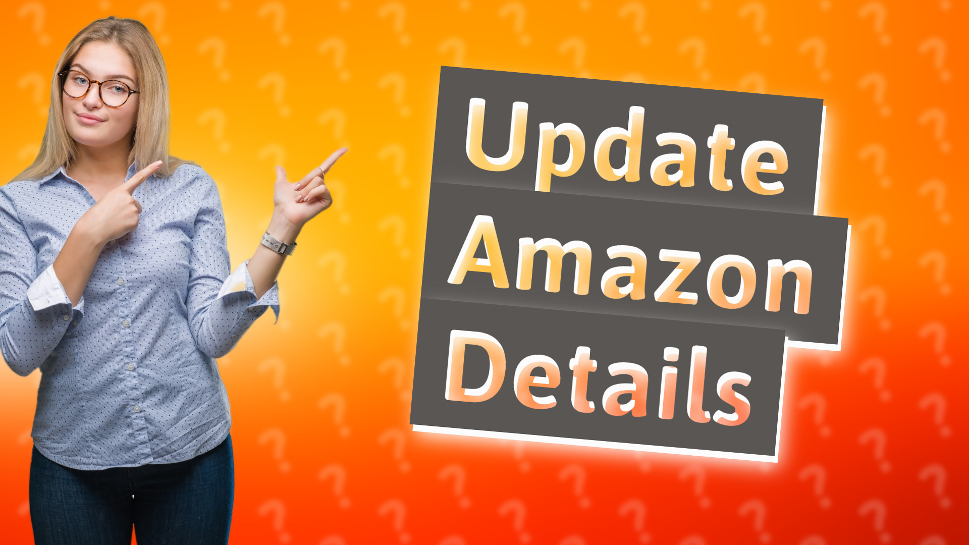Update Amazon Details