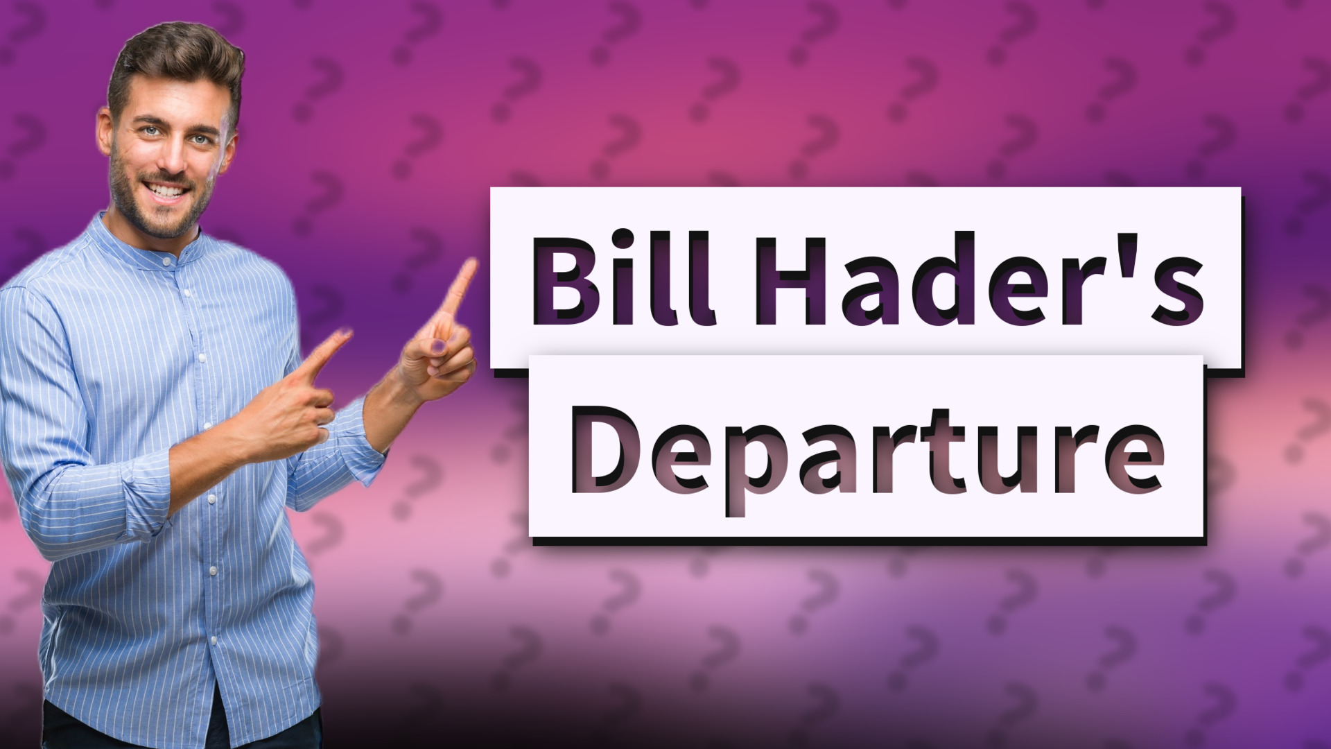 Bill Hader's Departure