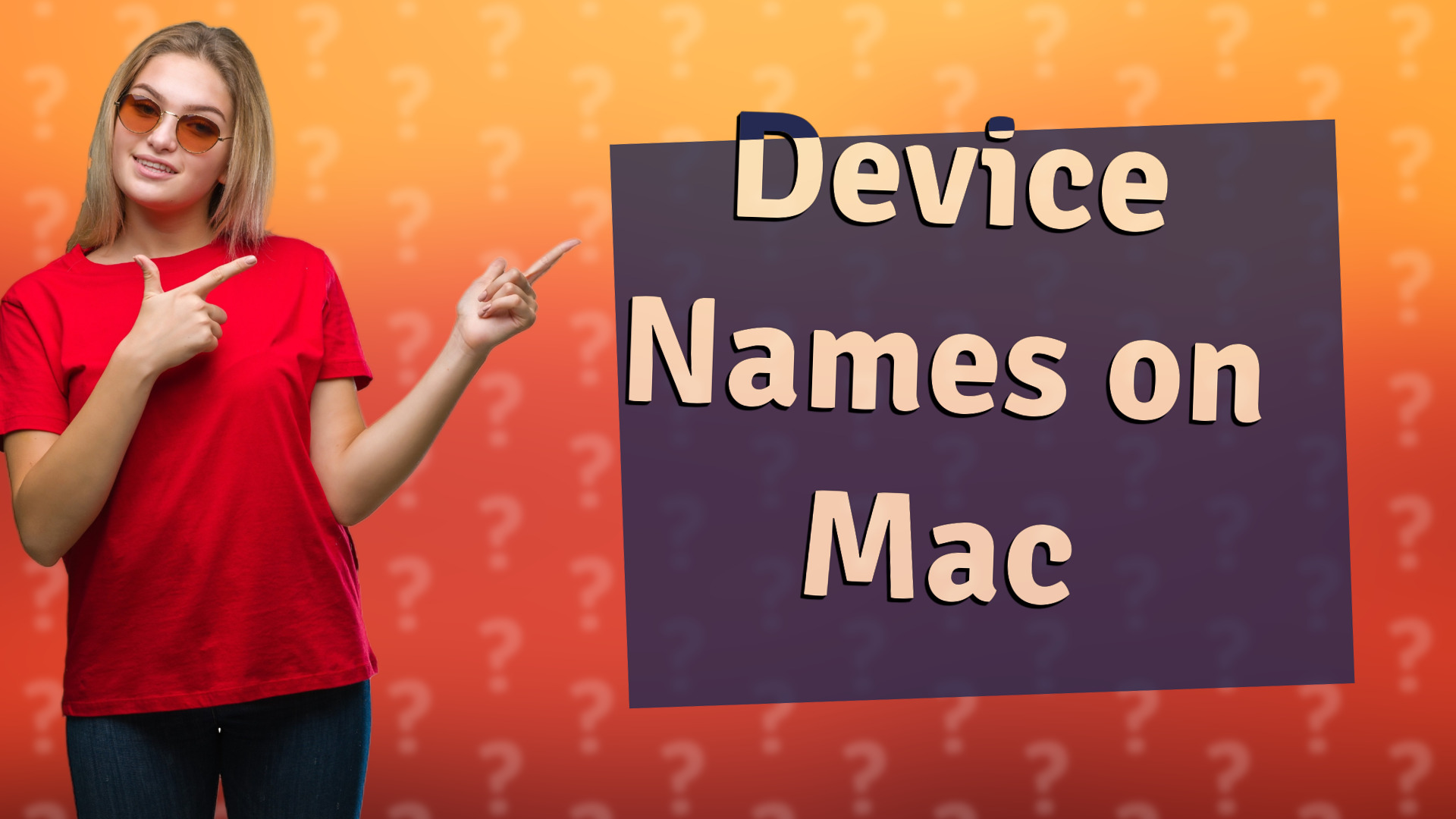Device Names on Mac