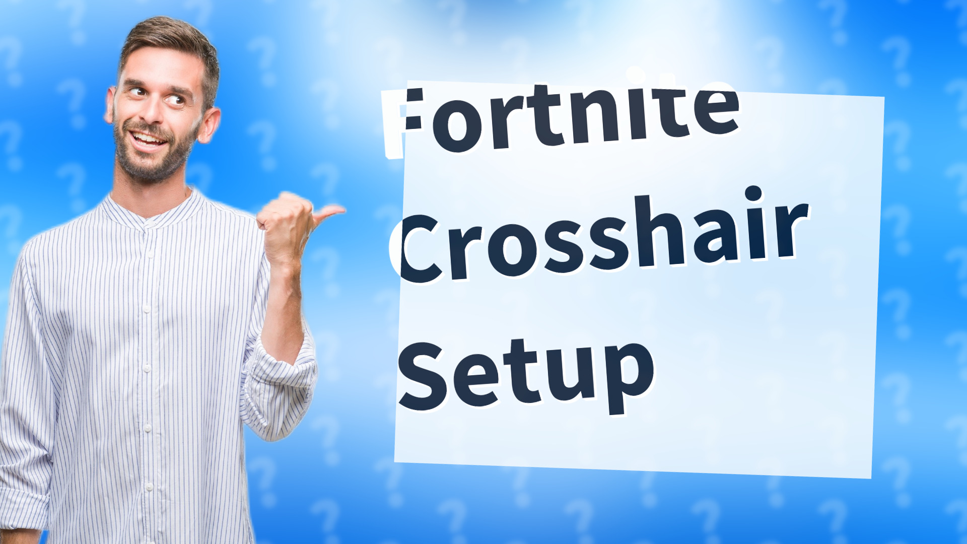 Fortnite Crosshair Setup