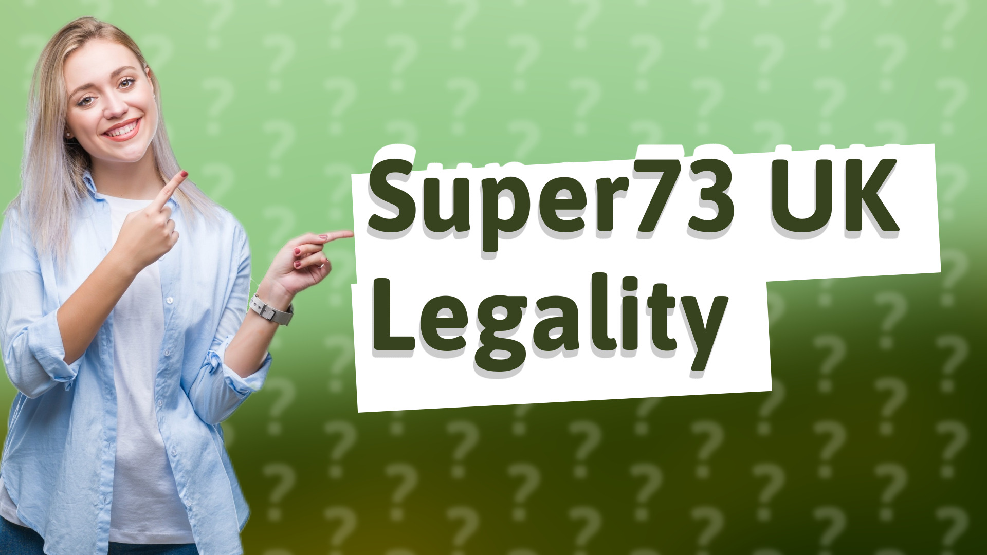 Super73 UK Legality