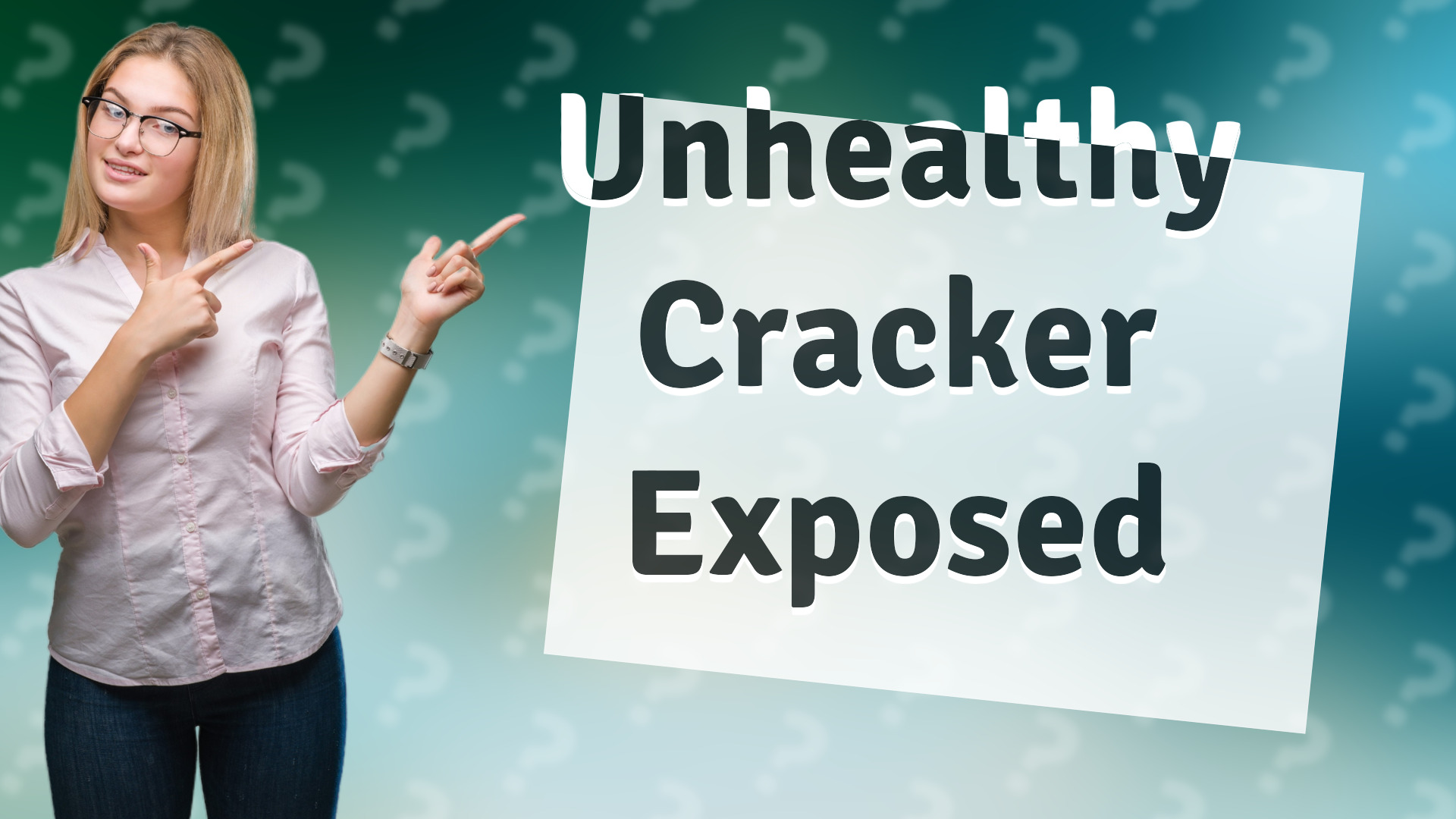 Unhealthy Cracker Exposed