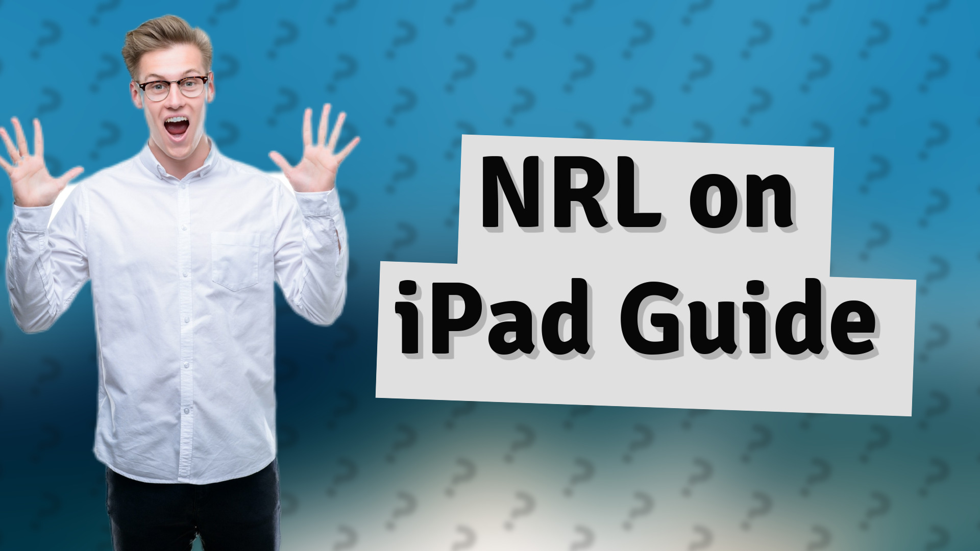 NRL on iPad Guide
