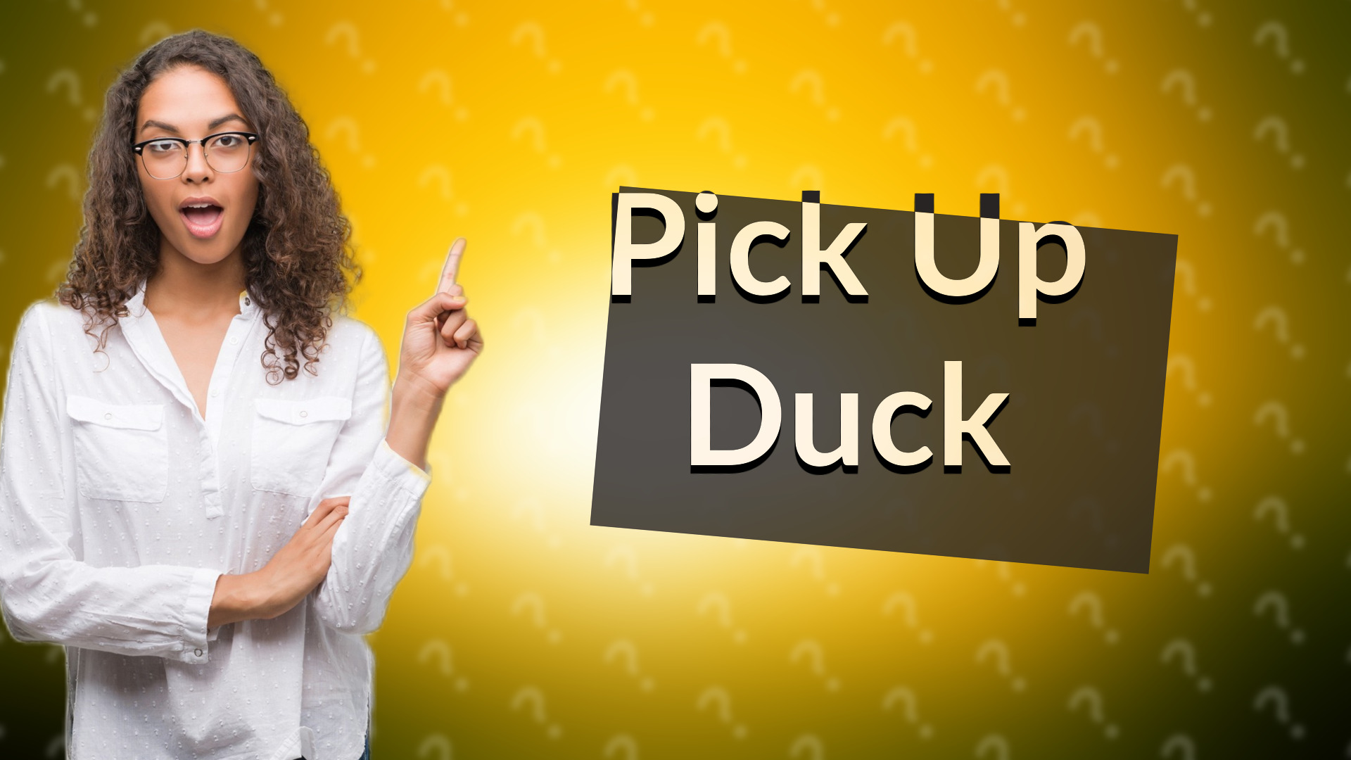 Pick Up Duck
