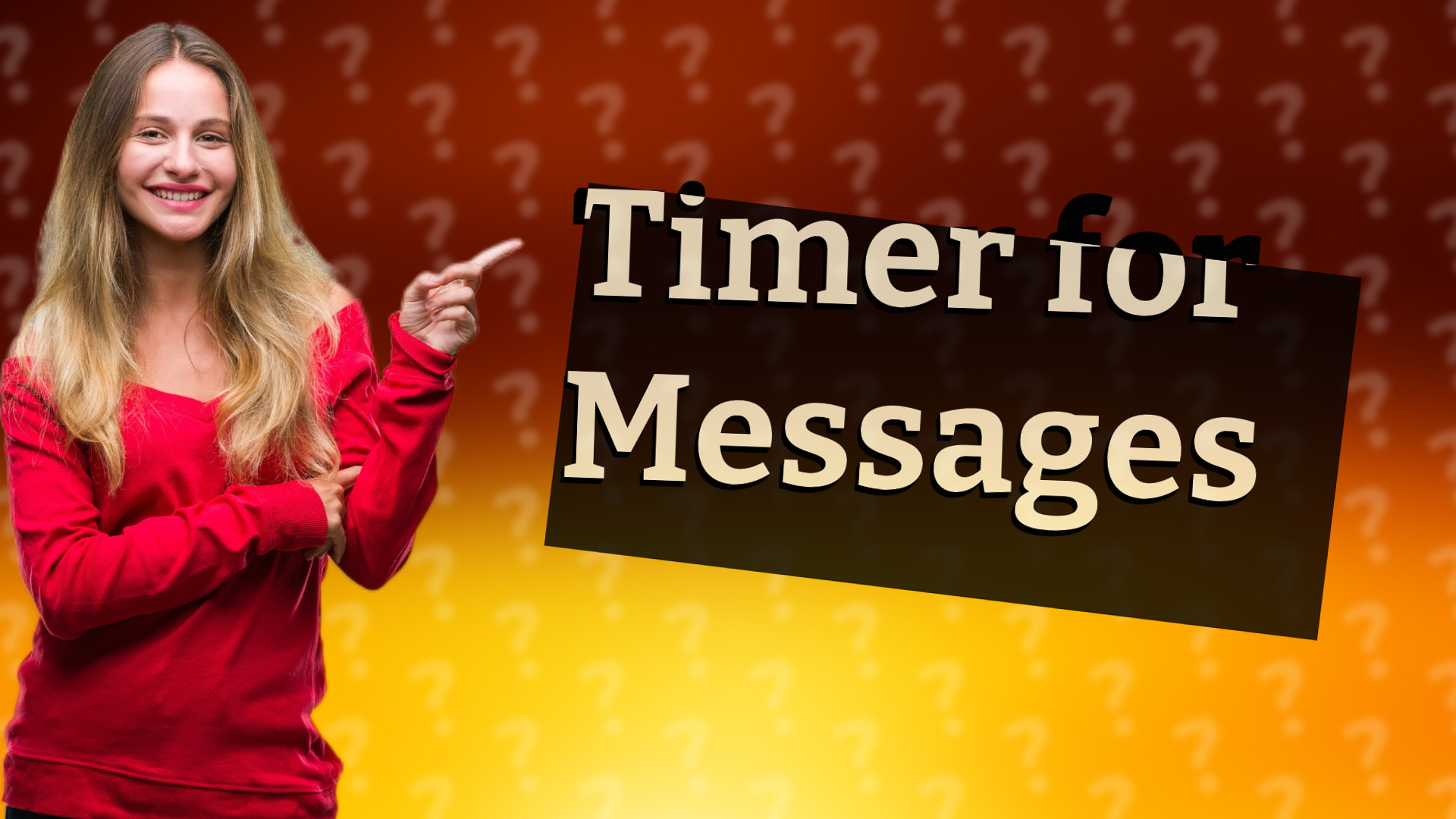 Timer for Messages