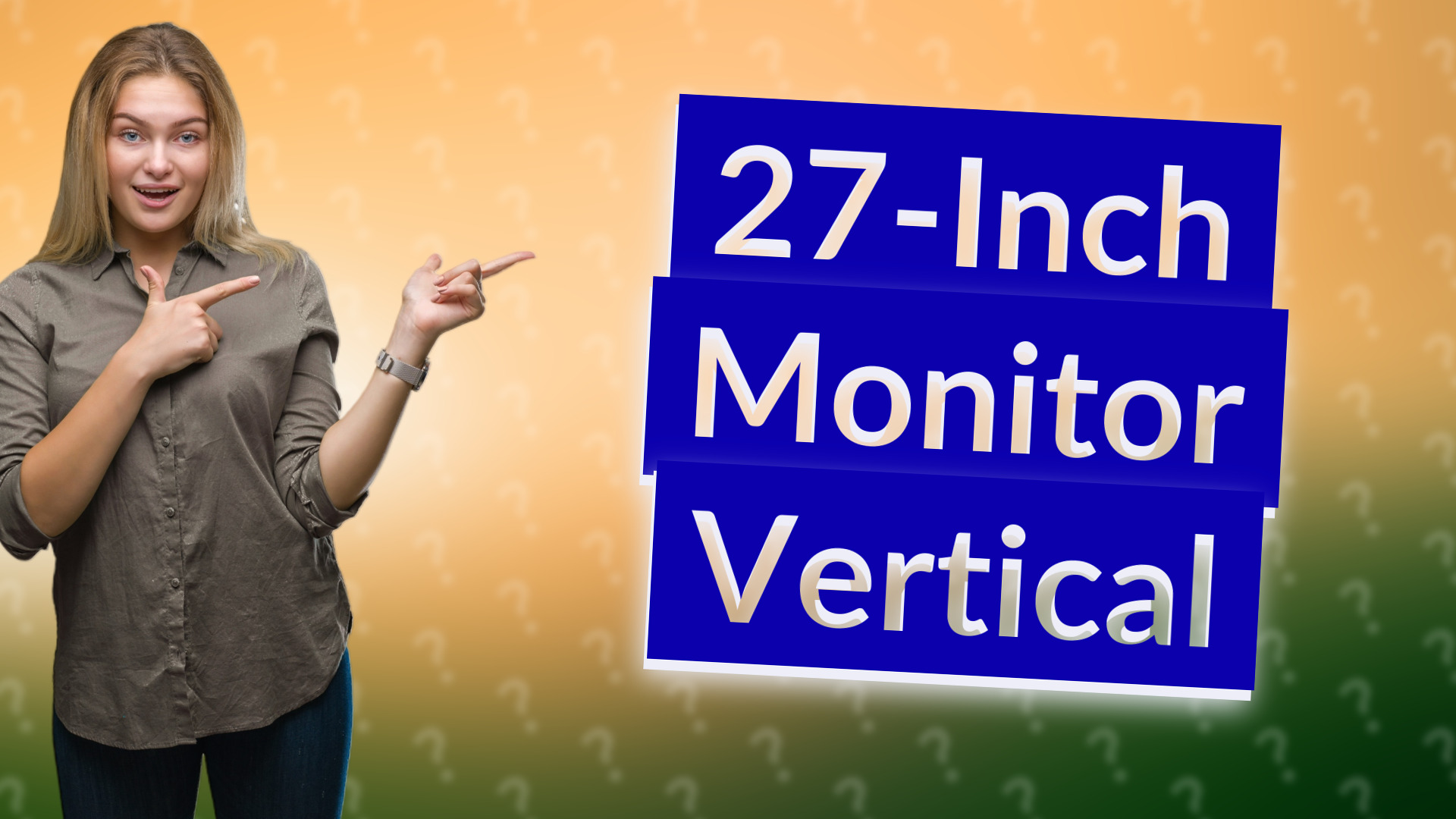 27-Inch Monitor Vertical