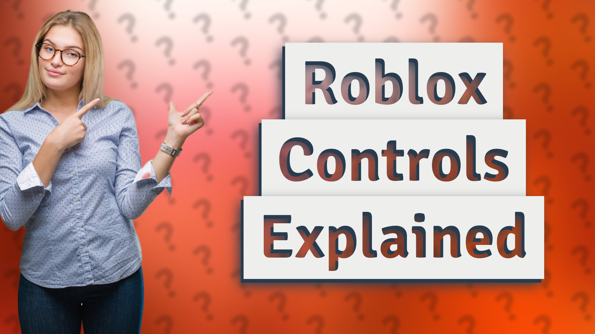 Roblox Controls Explained