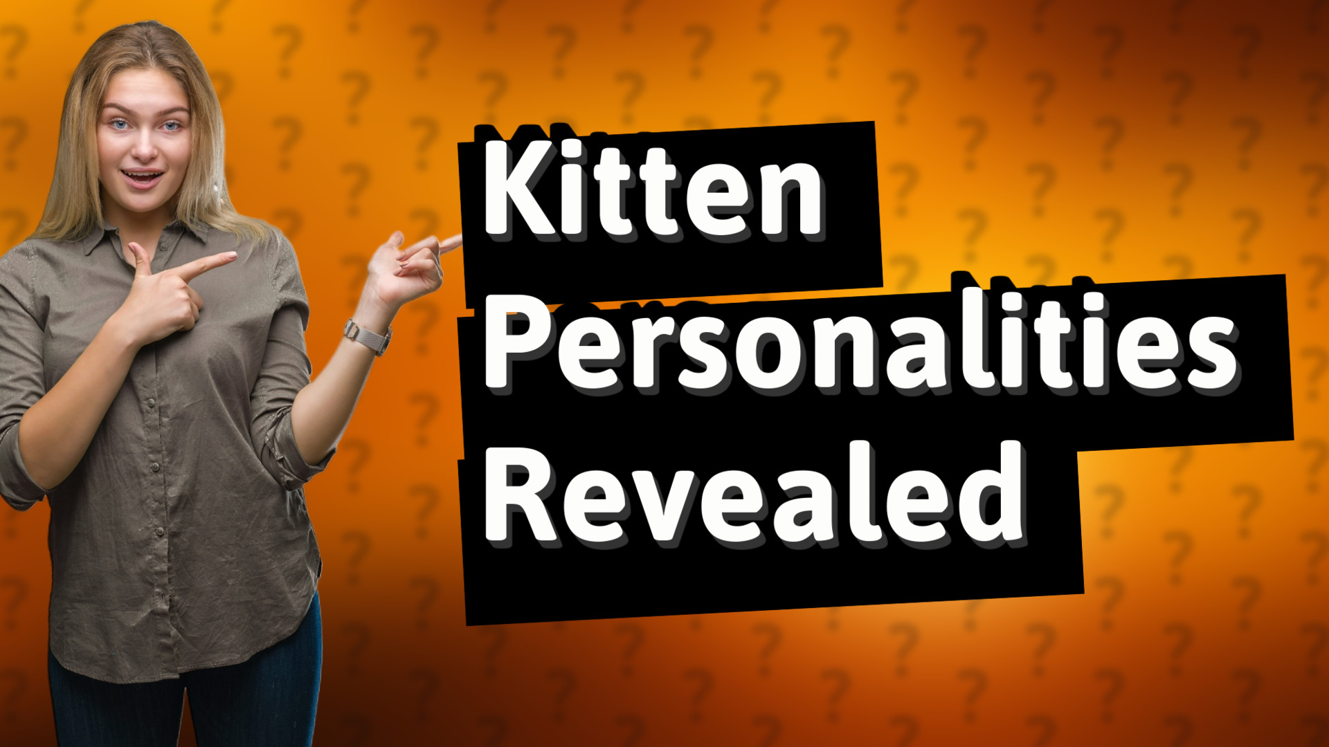 Kitten Personalities Revealed