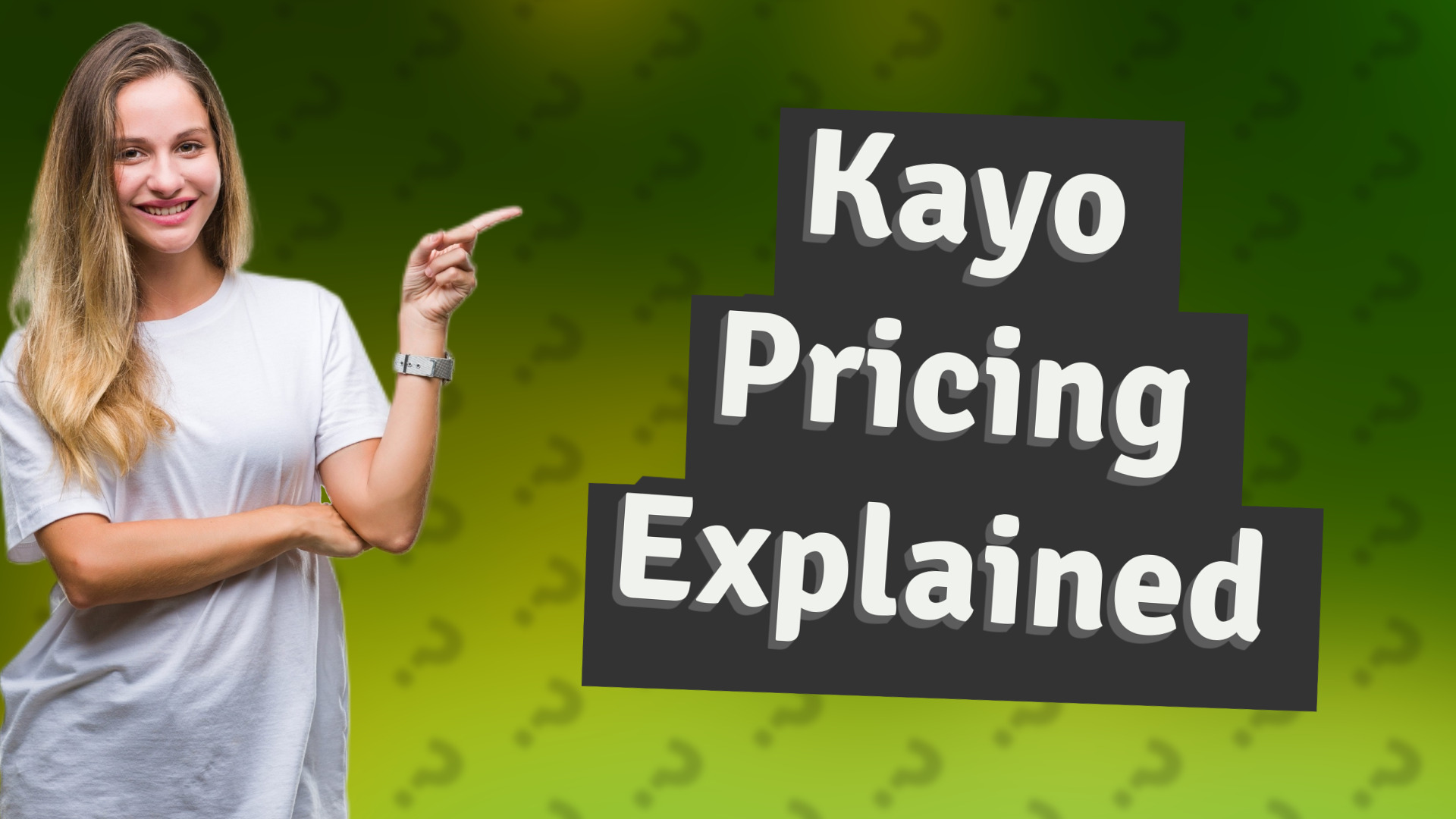 Kayo Pricing Explained