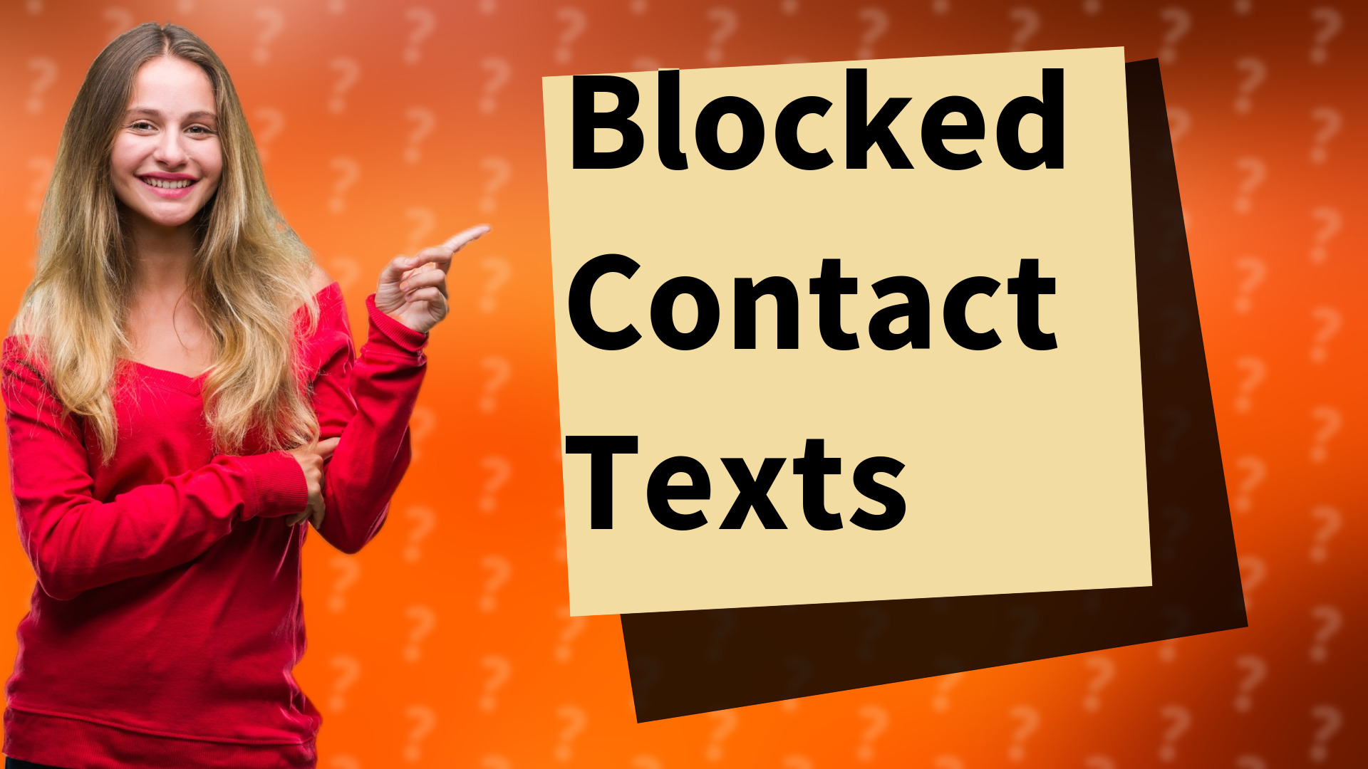 Blocked Contact Texts