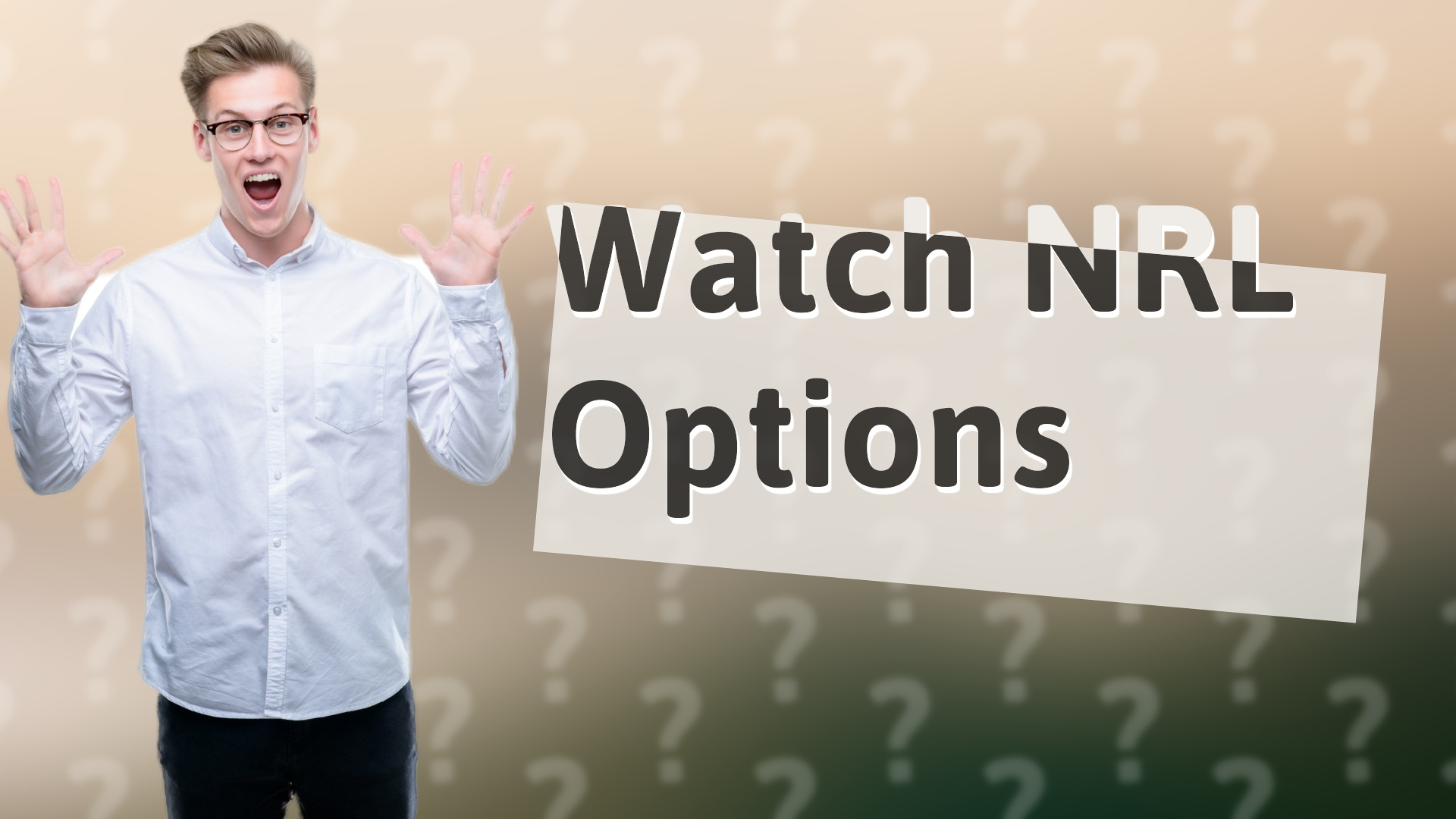 Watch NRL Options