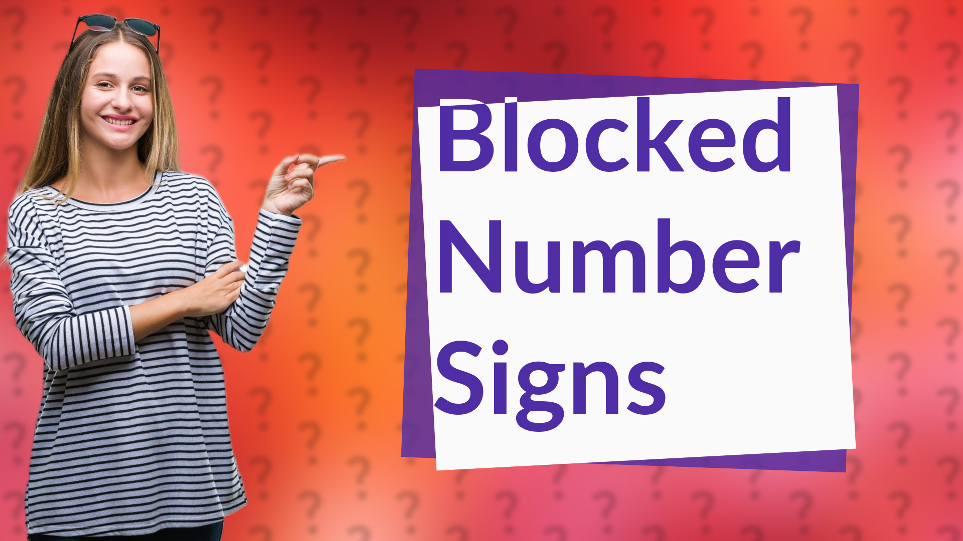 Blocked Number Signs